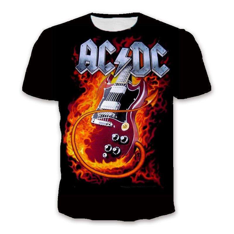 Laoxu Nieuwe mode zomer 3D heren metal rock band bedrukt T-shirt casual dames en heren hiphop o-hals sport plus size tops 100/6xl 5XL grijs