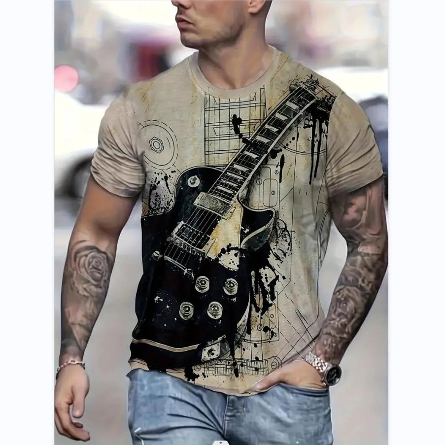 TIP723 Mode Leuke Cartoon Zomer Heren T-shirts Lichtgewicht Ademend Casual Kinderen Ronde Hals Mouw Kort Streetwear Oversized Tops L