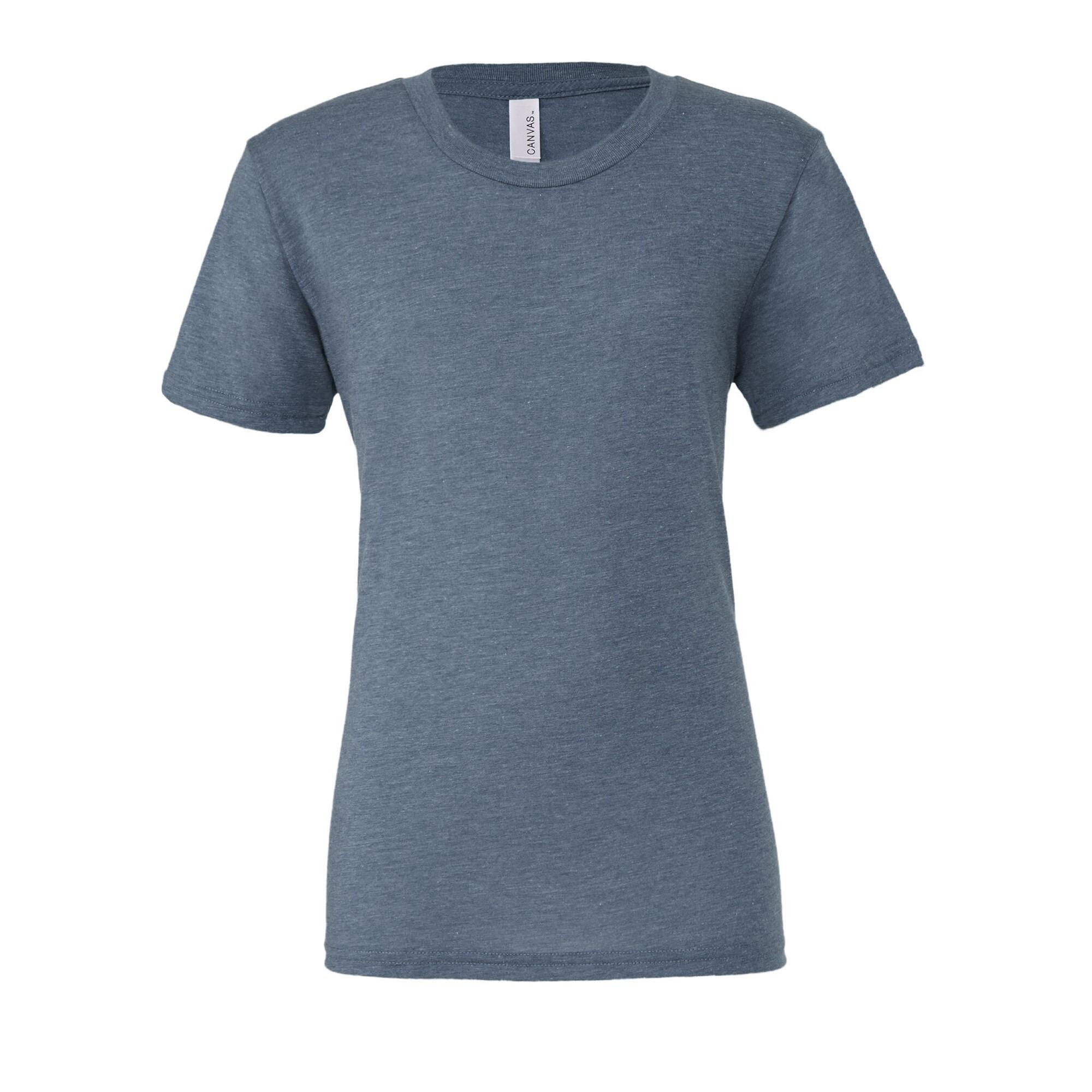 Bella + Canvas Canvas heren triblend effen T-shirt met ronde hals en korte mouwen S
