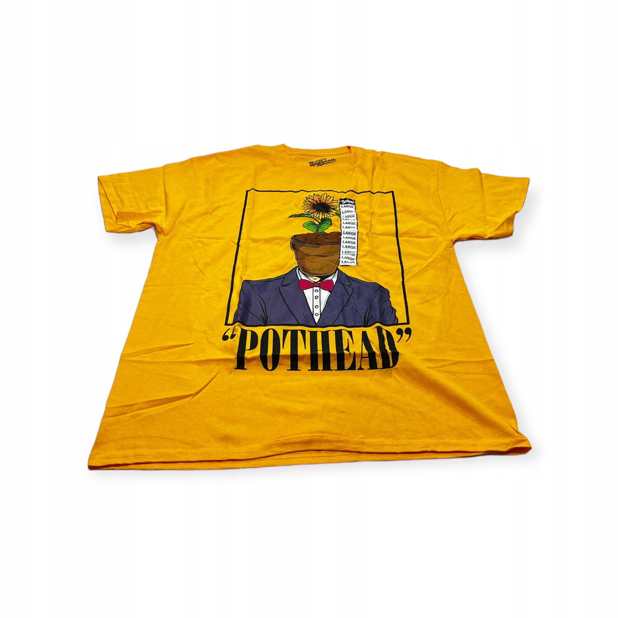 Outletup-clothes Koszulka T-shirt męski okrągły dekolt SPENCER'S YOUR HIGHNESS XL