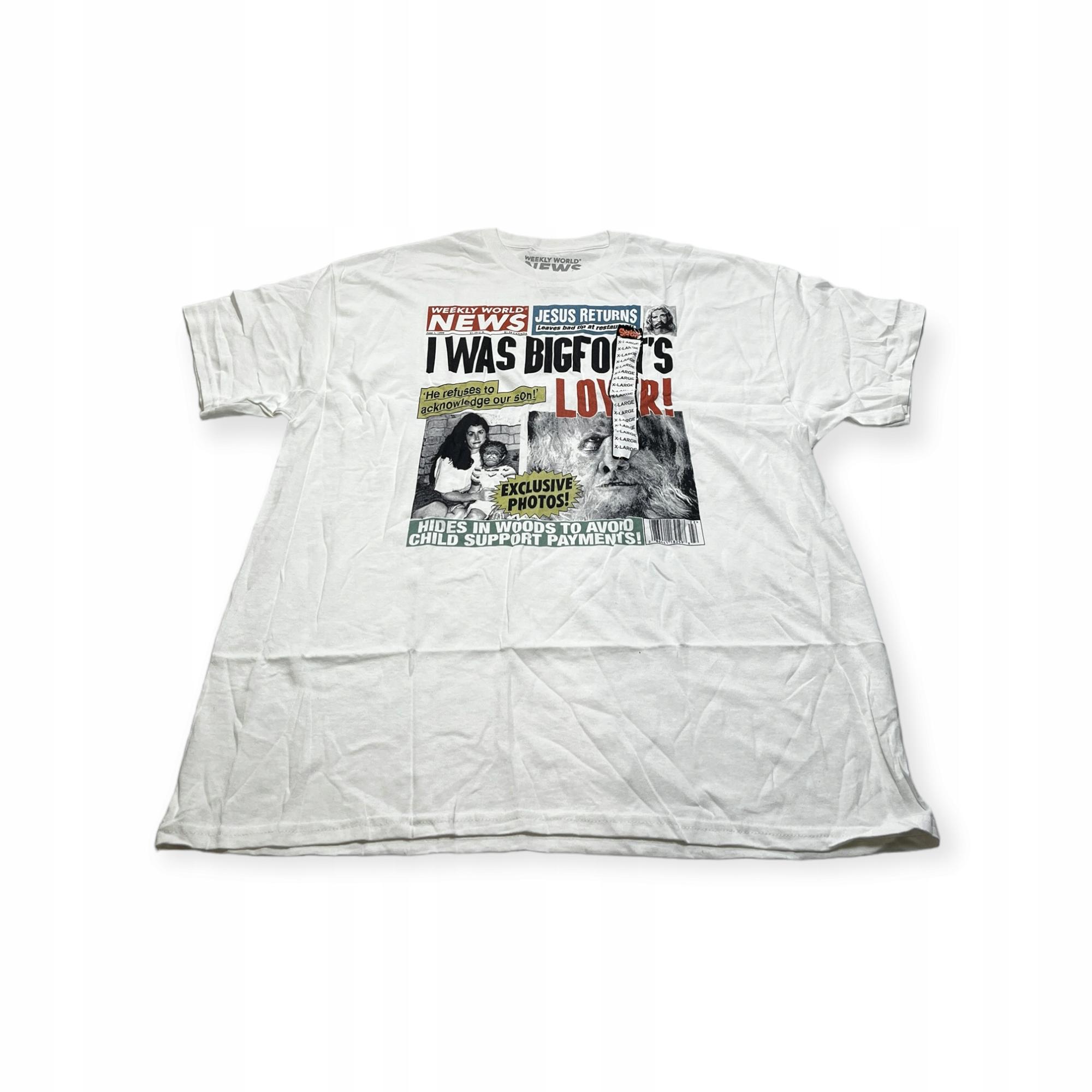 Outletup-clothes Koszulka t-shirt męski Spencer's WEEKLY WORLS NEWS XL