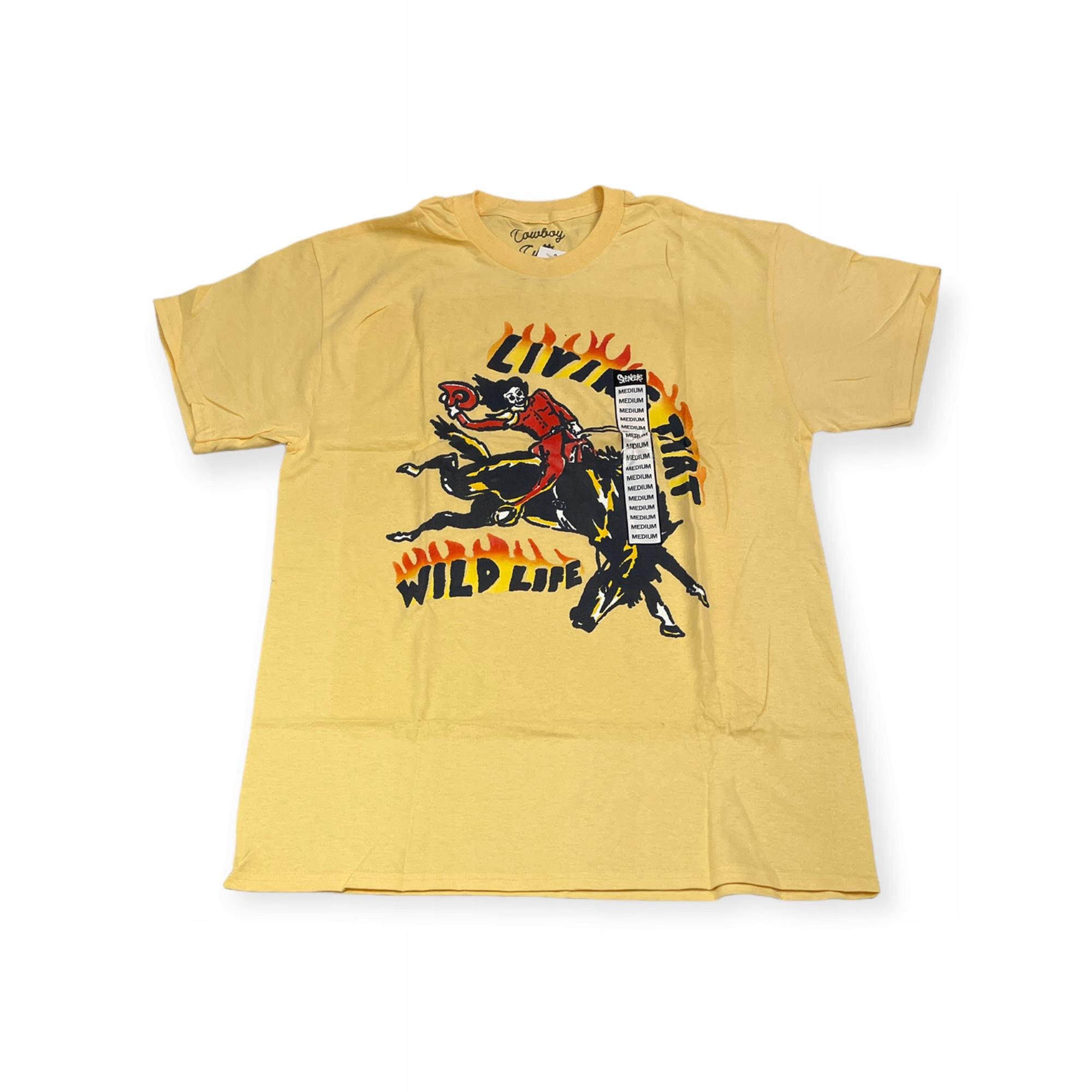 Outletup-clothes Koszulka t-shirt męski Spencer's Cowboy Cults M