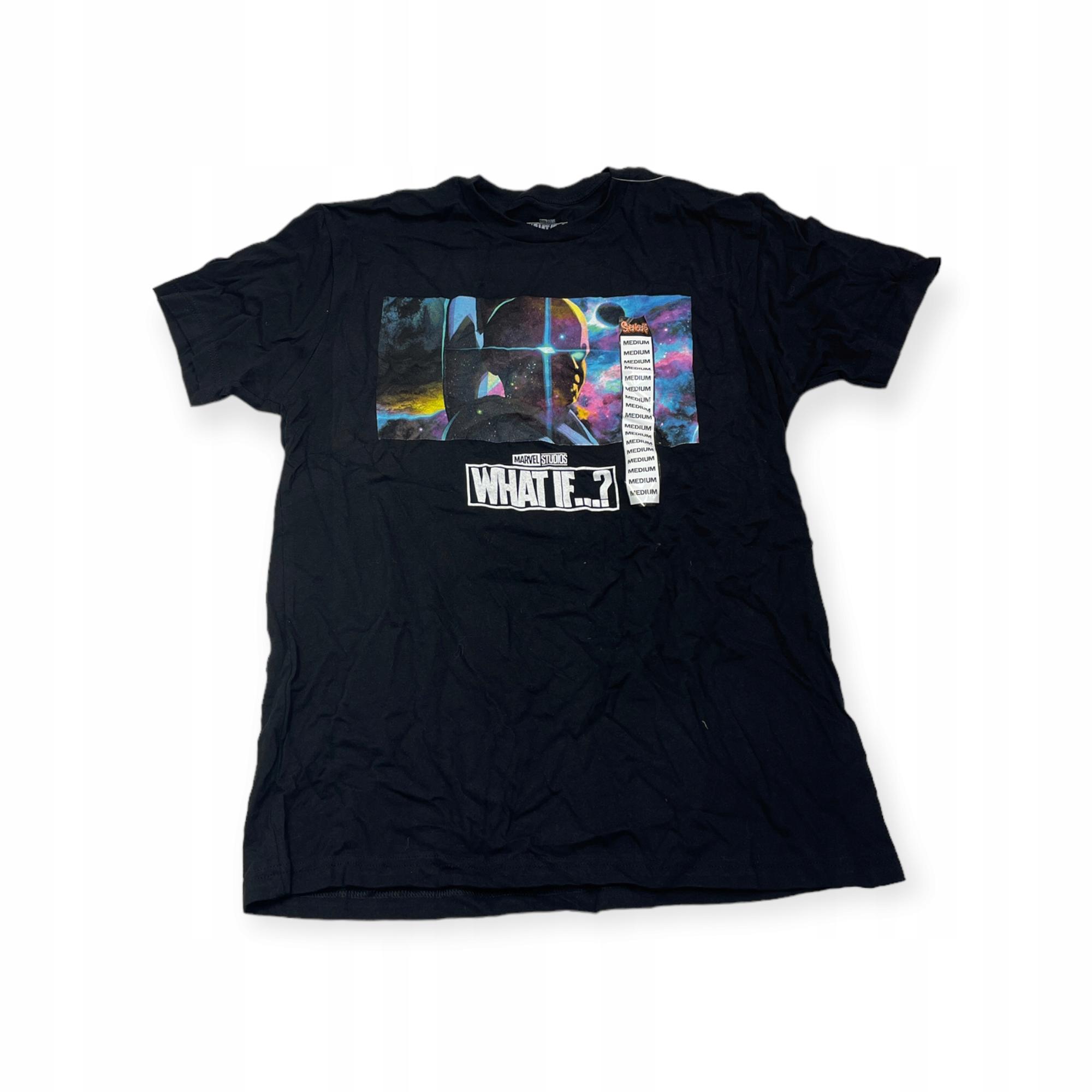 Outletup-clothes Koszulka T-shirt męska okrągły dekolt SPENCER'S WHAT IE...℃ M