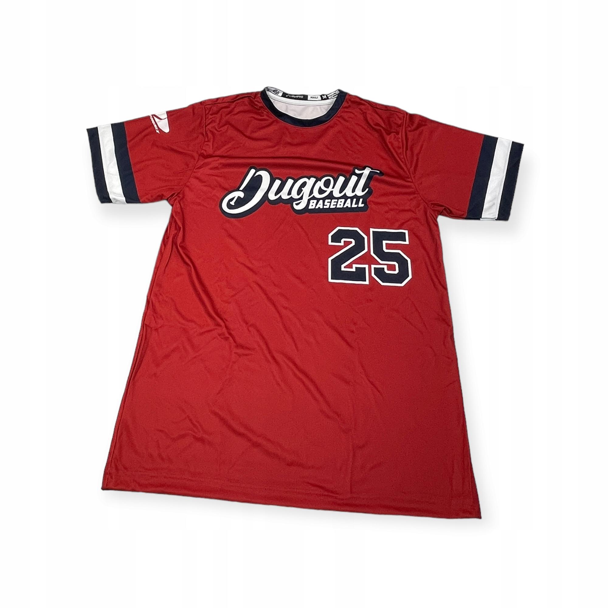 Outletup-clothes Bluzka męska na krótki rękaw CHAMPRO DUGOUT BASEBALL 25 M