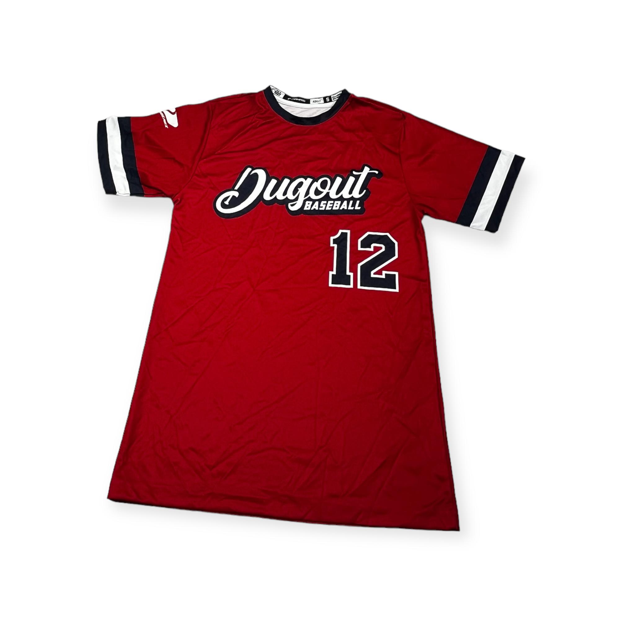 Outletup-clothes Bluzka męska na krótki rękaw CHAMPRO DUGOUT BASEBALL 12 S