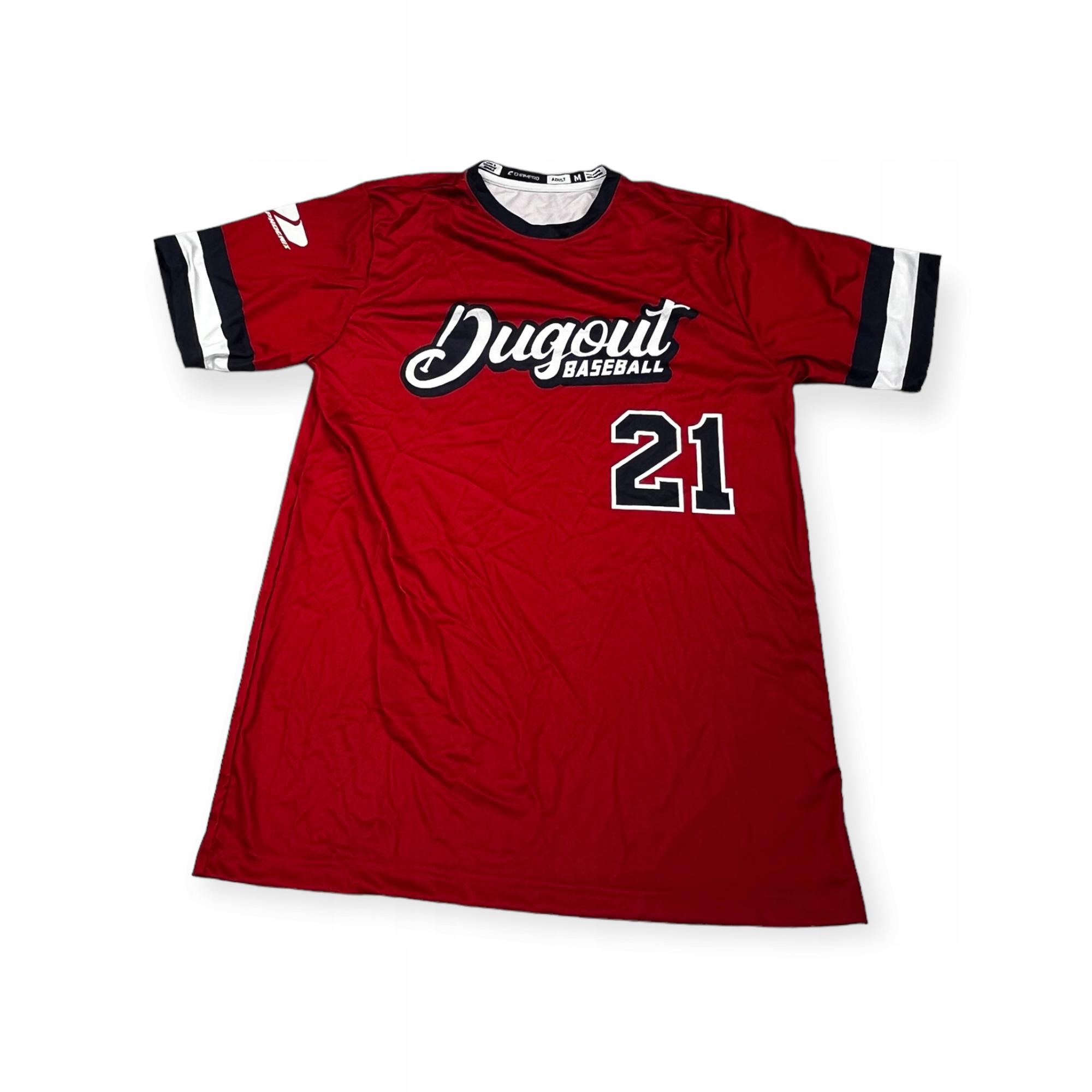 Outletup-clothes Bluzka męska na krótki rękaw CHAMPRO DUGOUT BASEBALL 21 M