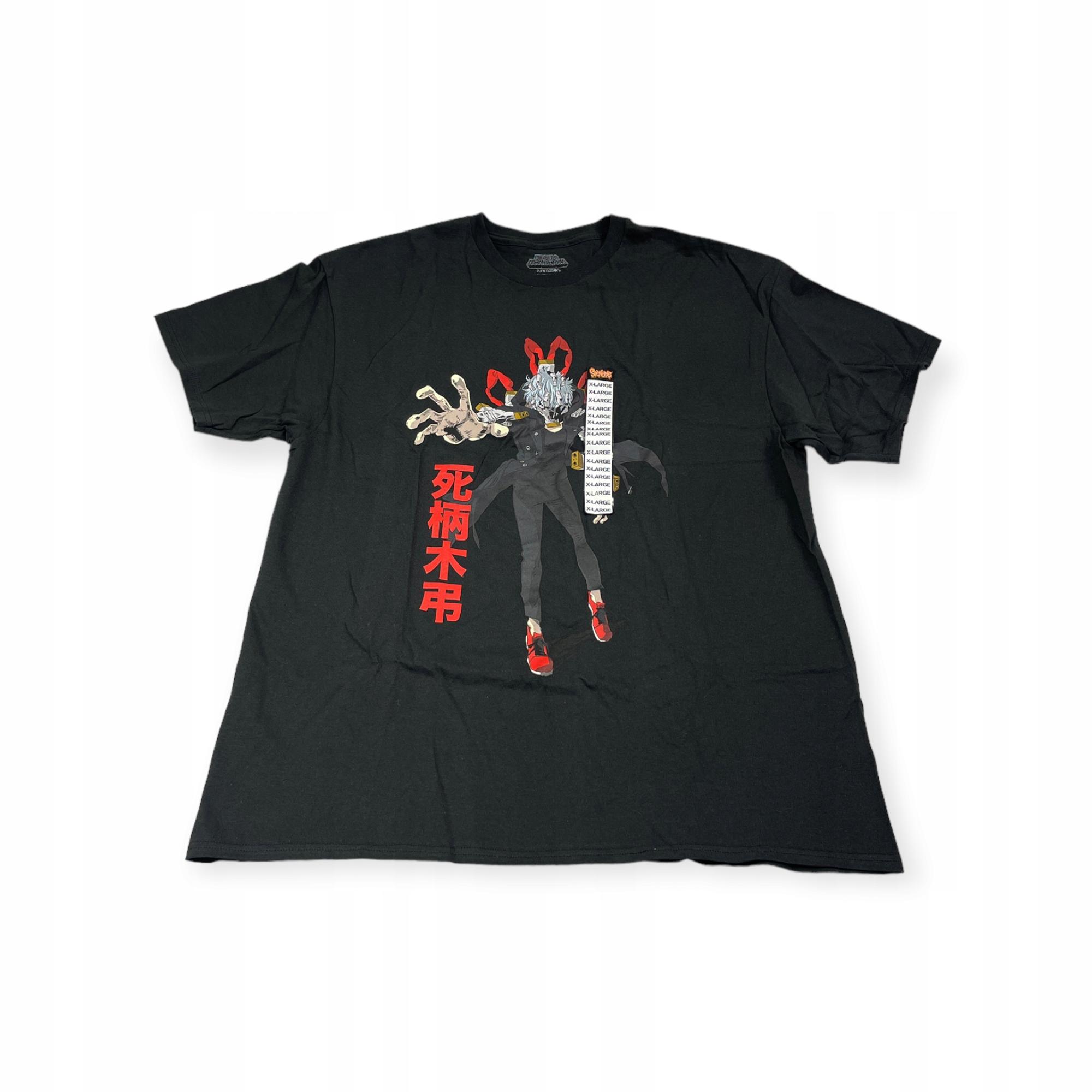 Outletup-clothes Koszulka T-shirt męski okrągły dekolt SPENCER'S MY HERO ACADEMIA XL