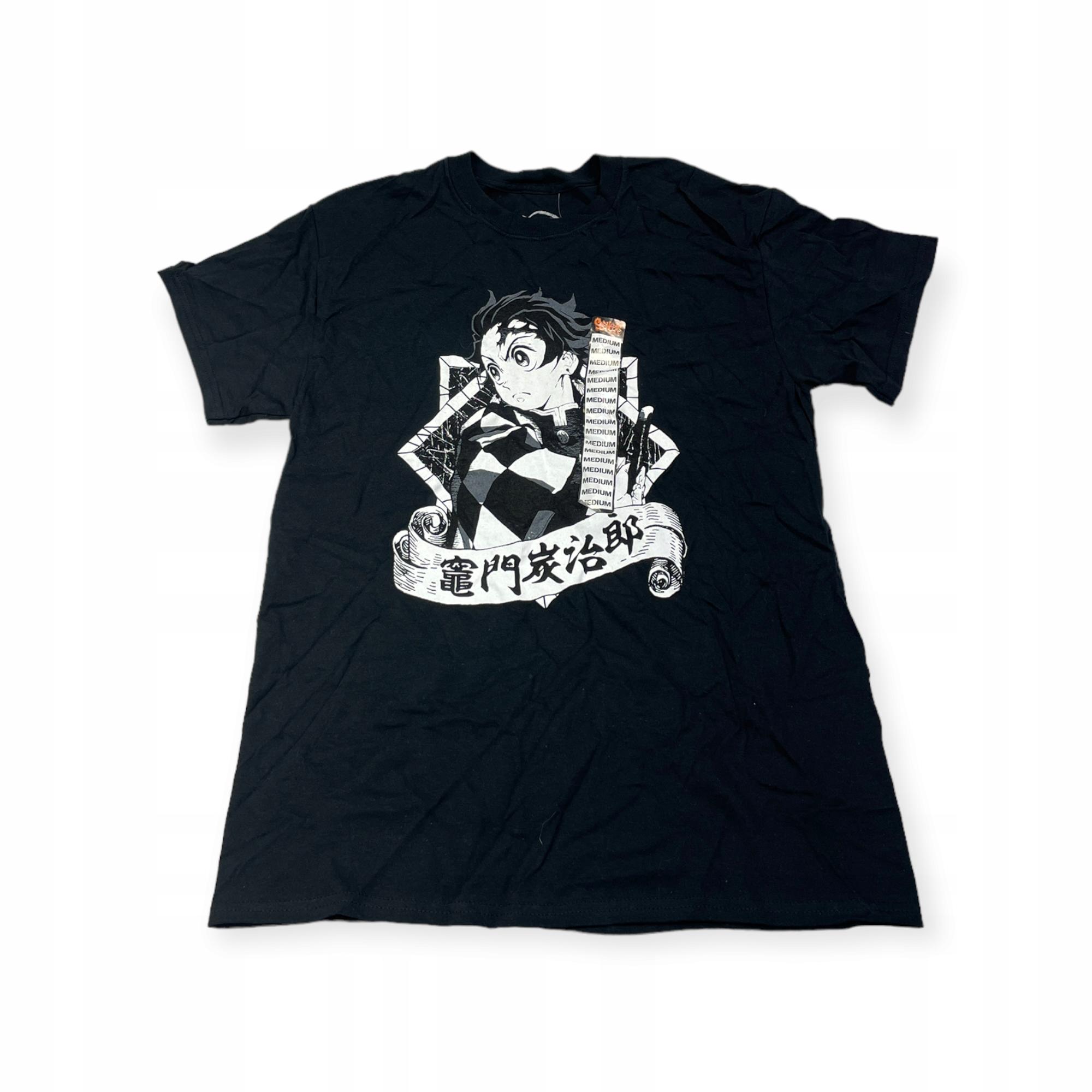 Outletup-clothes Koszulka T-shirt męski okrągły dekolt SPENCER'S DEMON SLAYER M