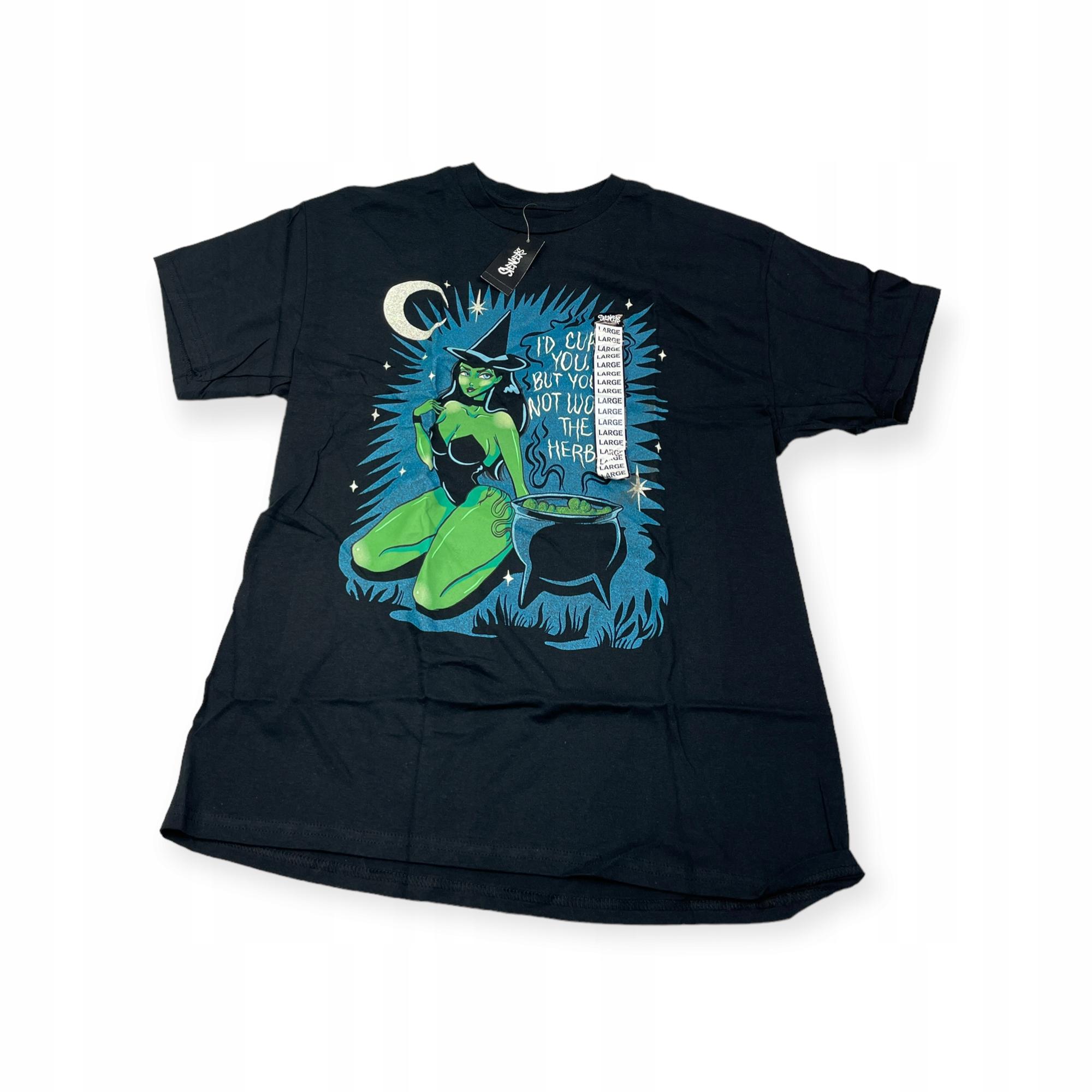 Outletup-clothes Koszulka T-shirt męski okrągły dekolt SPENCER'S Threadless L
