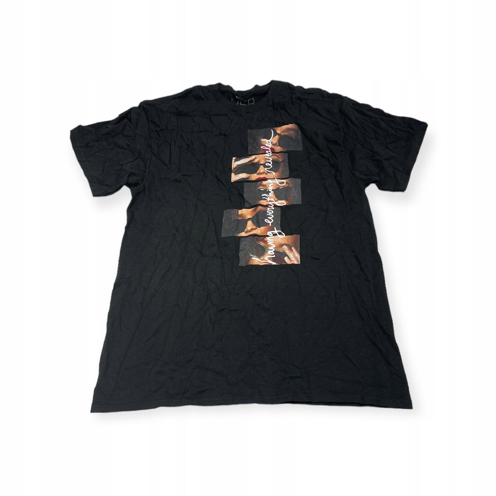 Outletup-clothes Koszulka T-shirt męski okrągły dekolt SPENCER'S H.E.R L