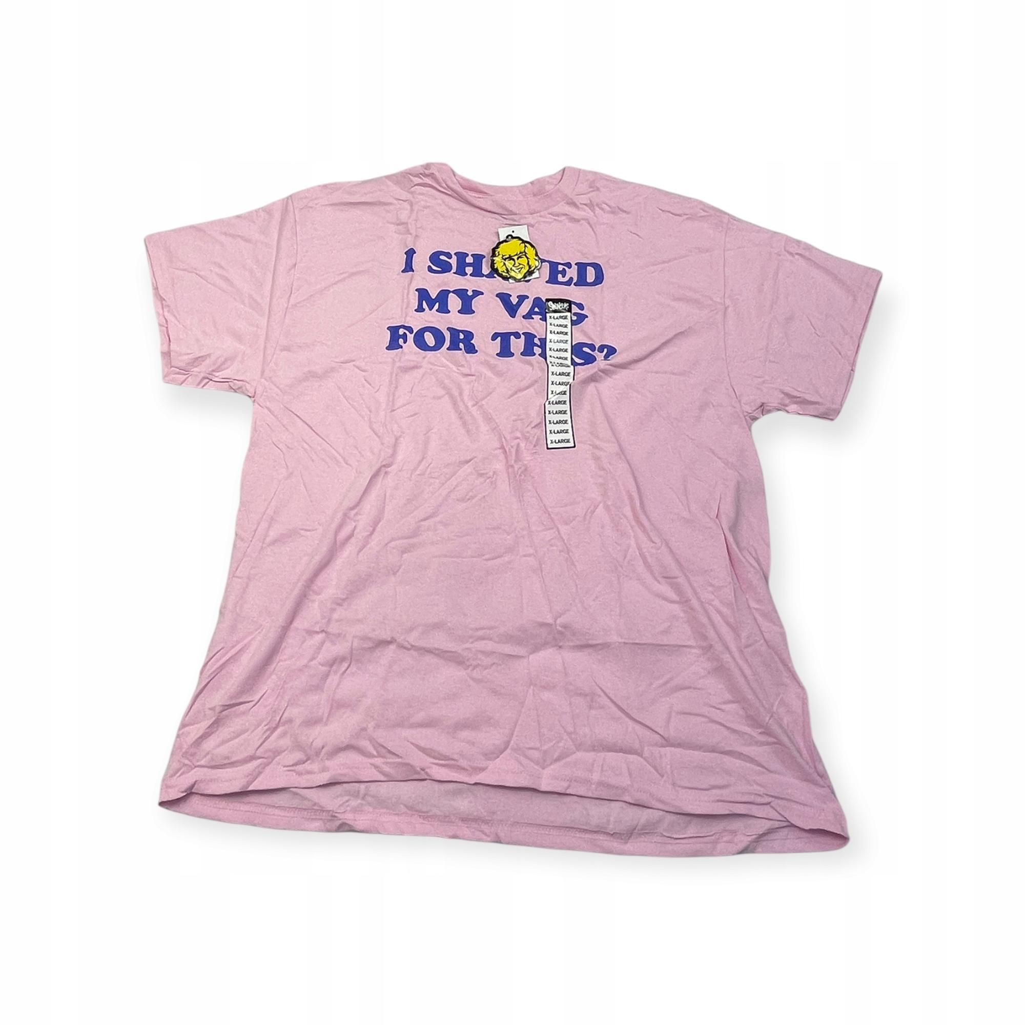 Outletup-clothes Koszulka T-shirt męski okrągły dekolt SPENCER'S nadruk XL
