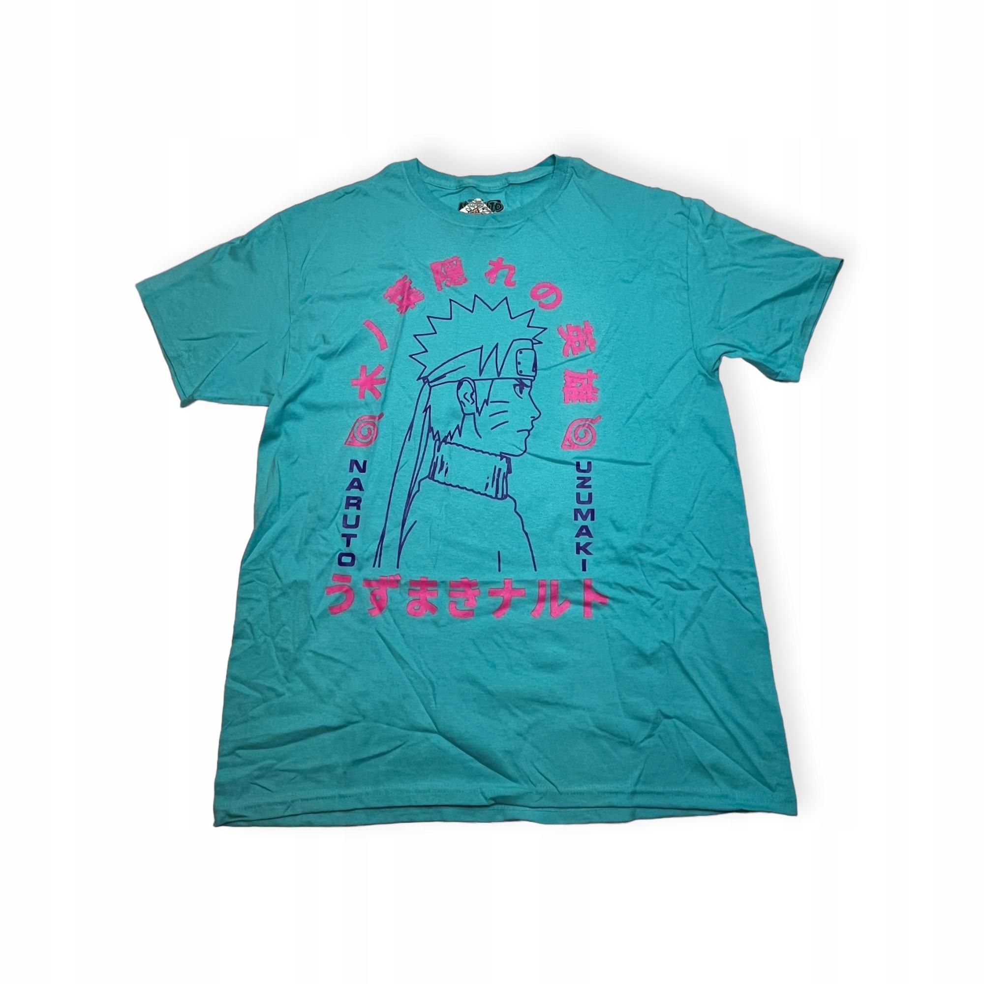 Outletup-clothes Koszulka T-shirt męski okrągły dekolt SPENCER'S nadruk L