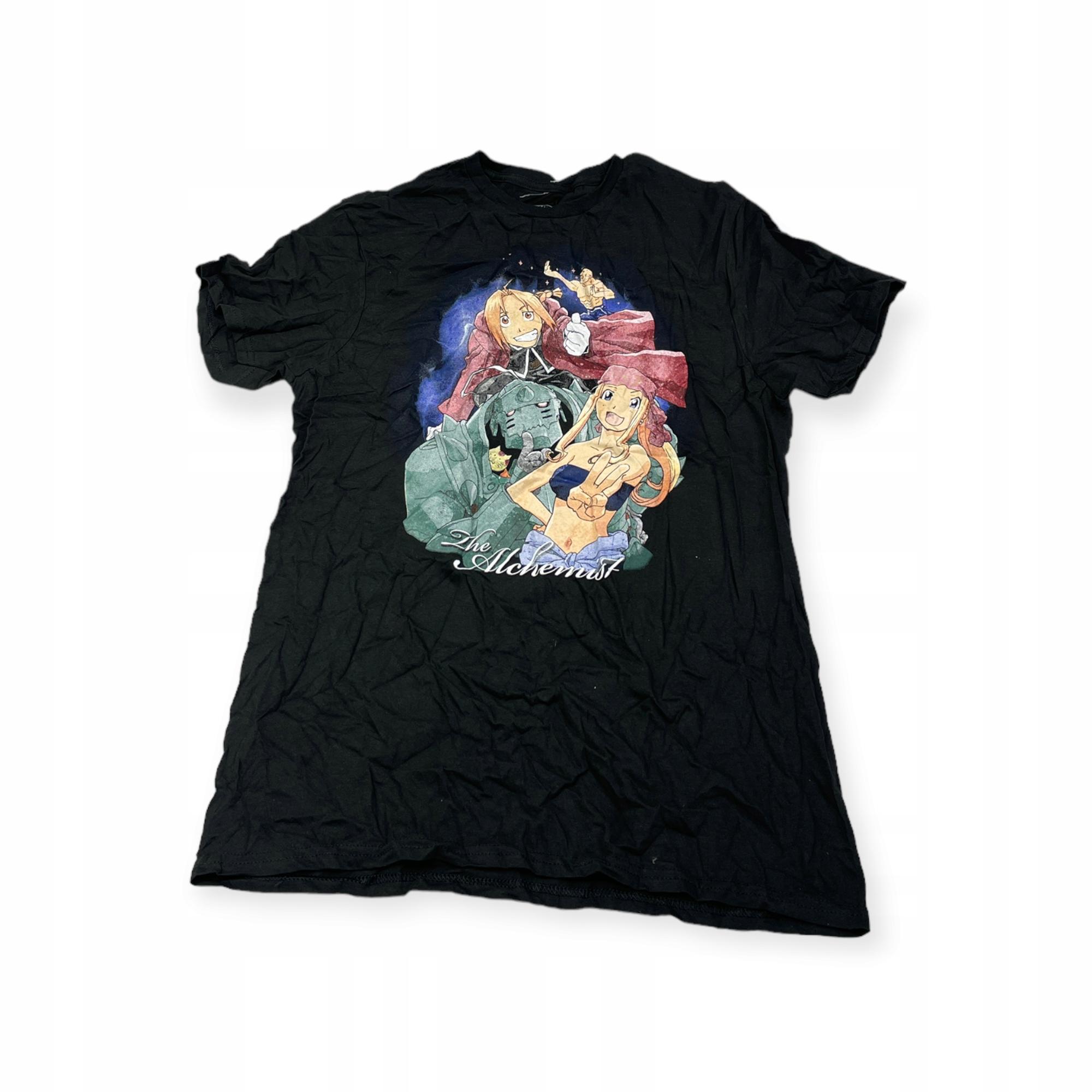 Outletup-clothes Koszulka T-shirt męski okrągły dekolt SPENCER'S FULLMETAL ALCHEMIST M