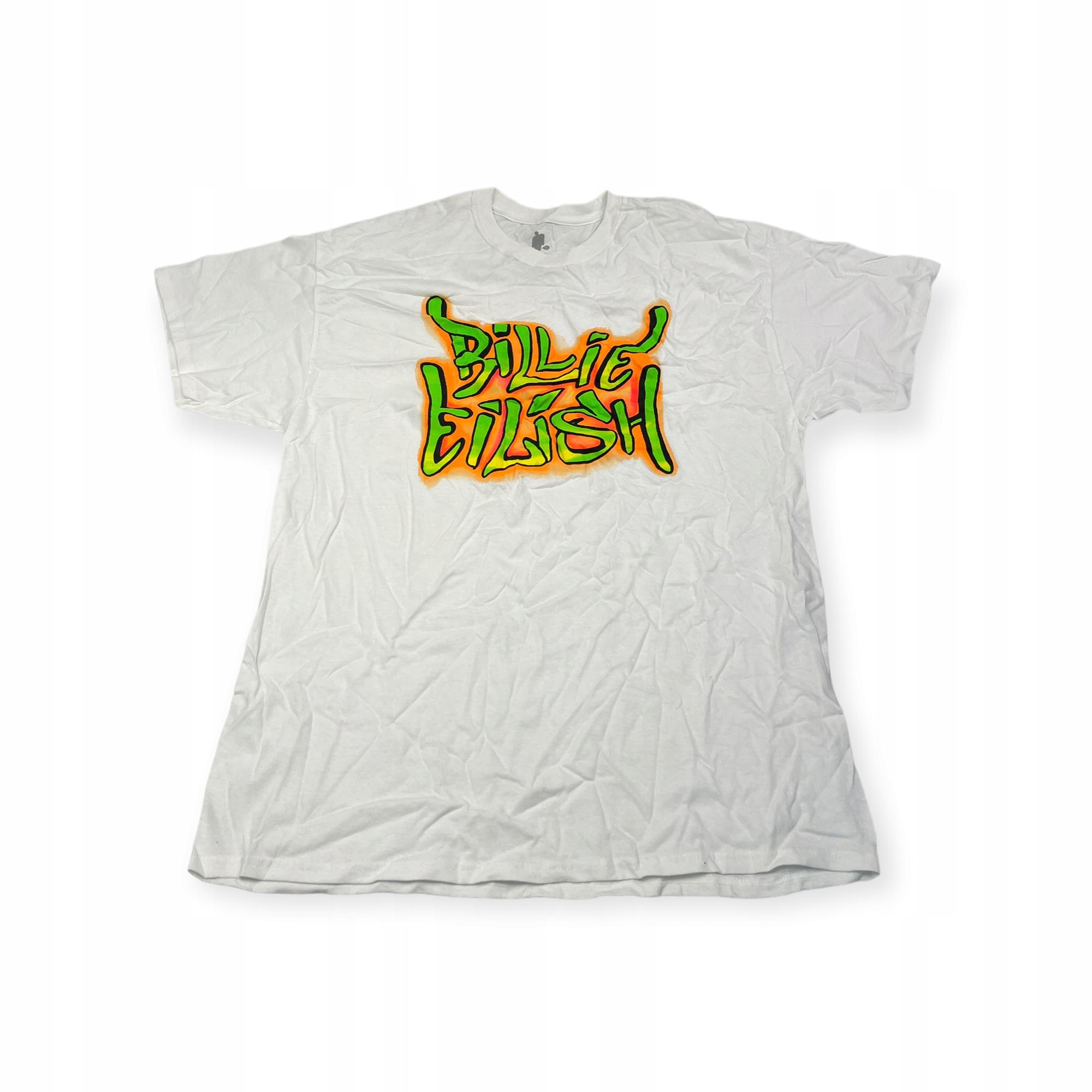 Outletup-clothes Koszulka T-shirt męski okrągły dekolt SPENCER'S BILLIEEILISH XL