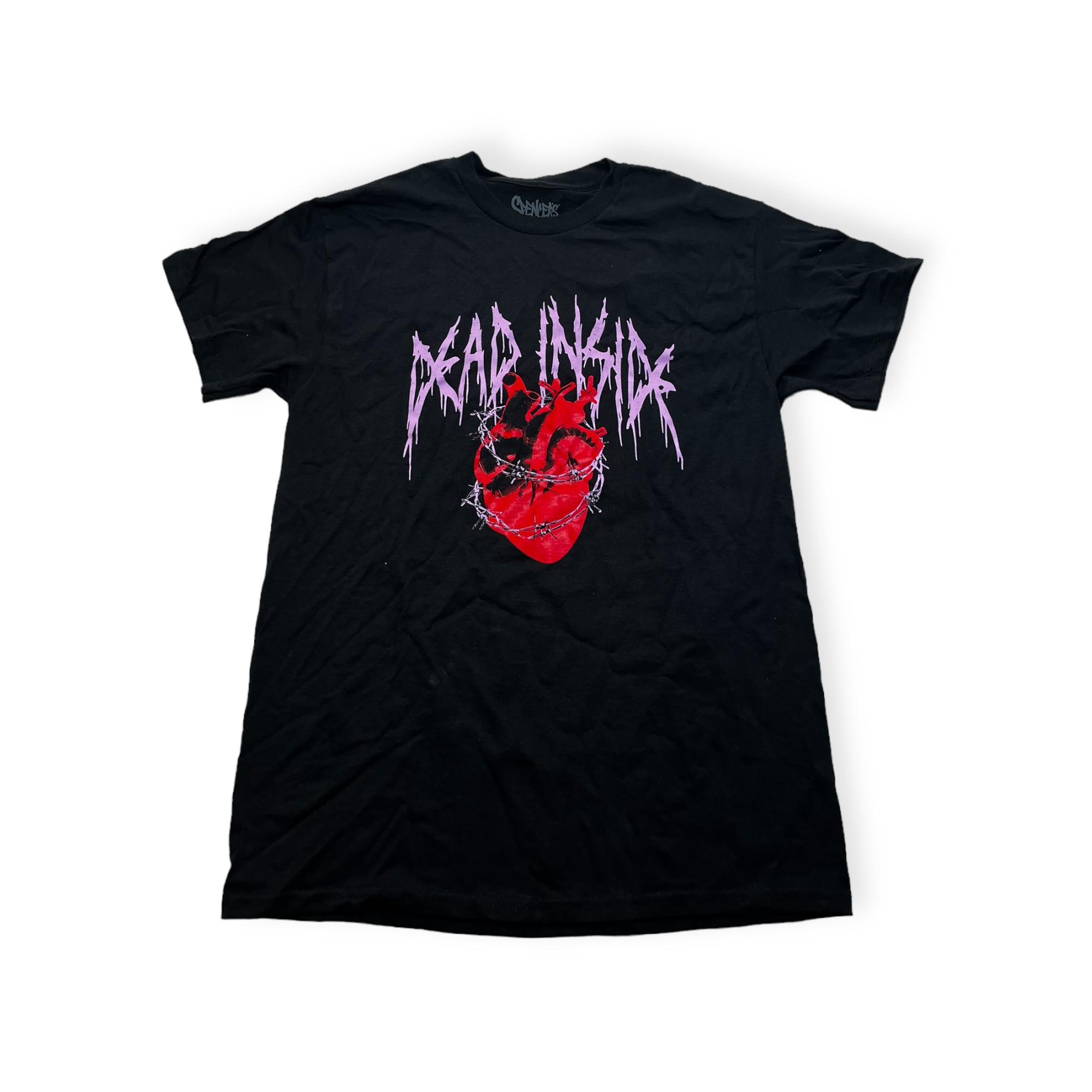Outletup-clothes Koszulka T-shirt męski okrągły dekolt SPENCER'S nadruk L
