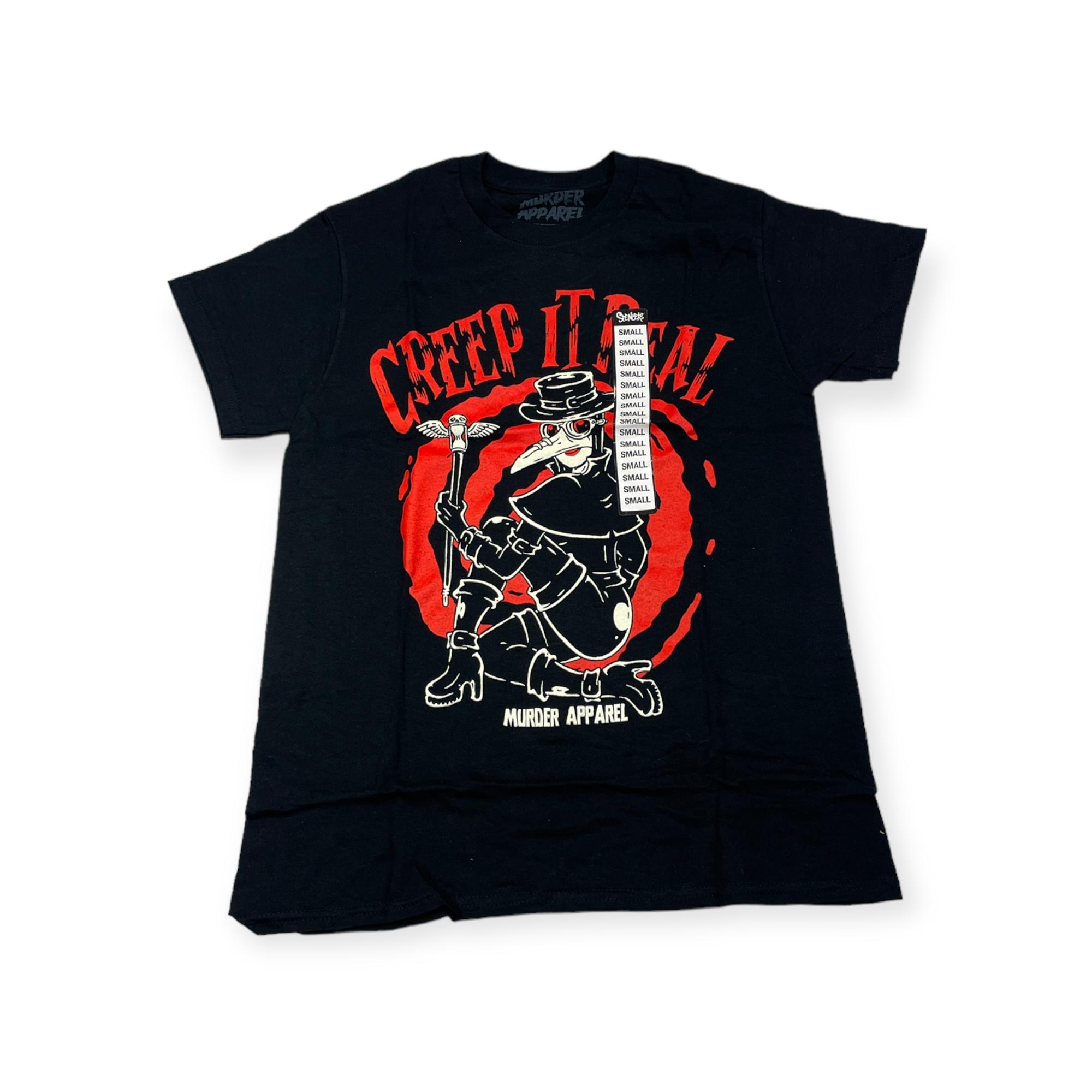 Outletup-clothes Koszulka T-shirt męski okrągły dekolt SPENCER'S M4RDER APPAREL L