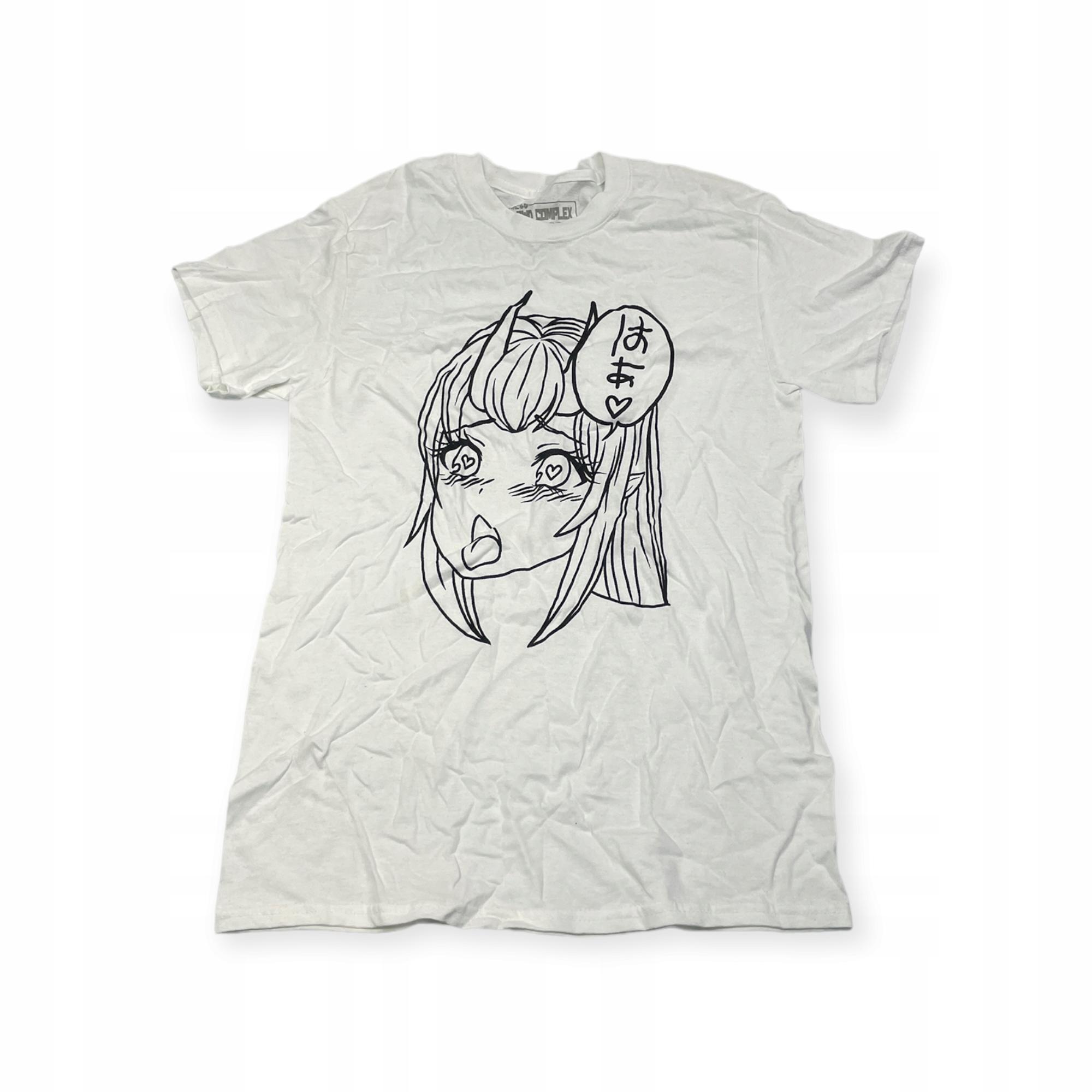 Outletup-clothes Koszulka T-shirt męski okrągły dekolt SPENCER'S LEWD COMPLEX L