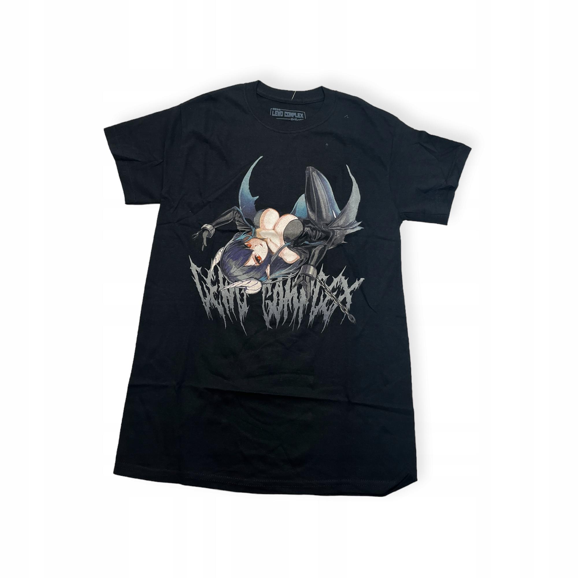 Outletup-clothes Koszulka T-shirt męski okrągły dekolt SPENCER'S lewd complex M