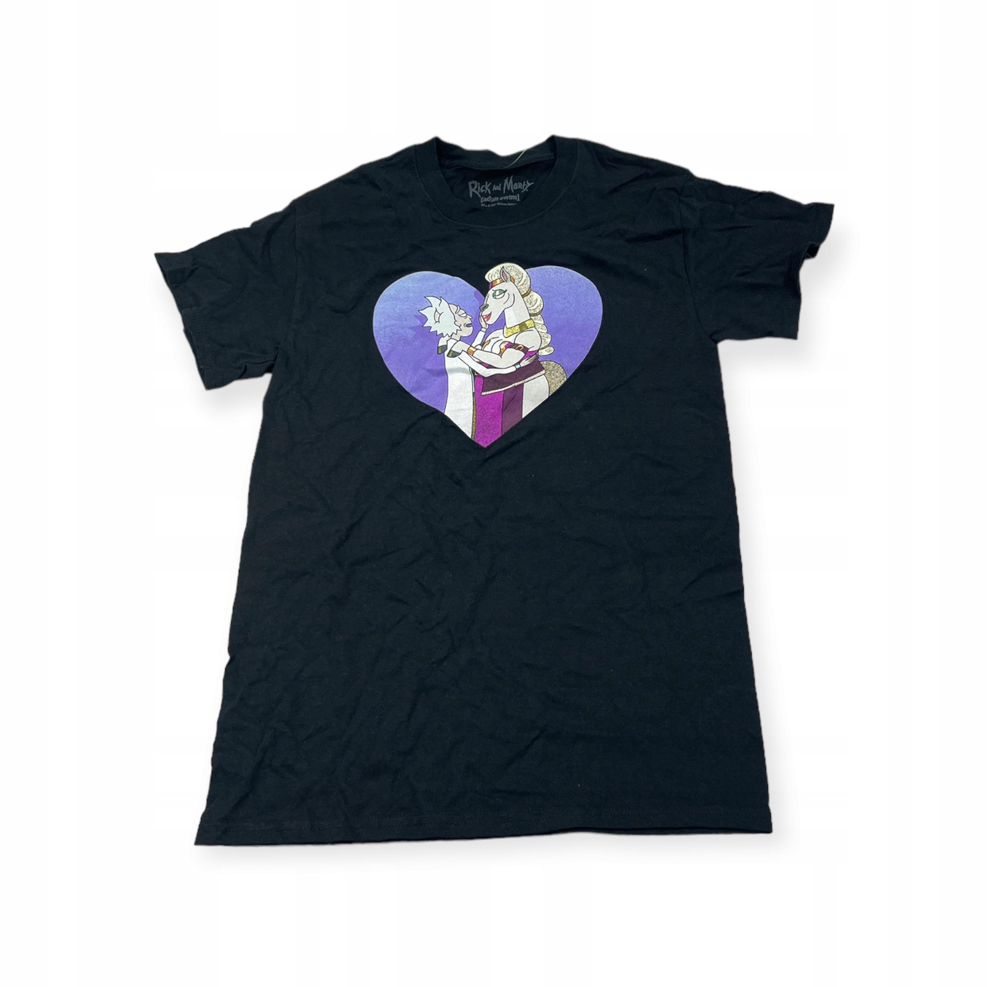 Outletup-clothes Koszulka T-shirt męski okrągły dekolt SPENCER'S RICK AND MORTY XL