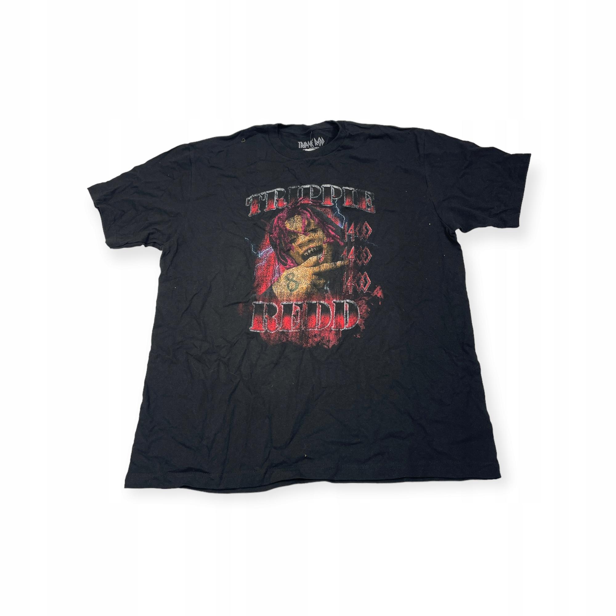 Outletup-clothes Koszulka T-shirt męski okrągły dekolt SPENCER'S NADRUK XL