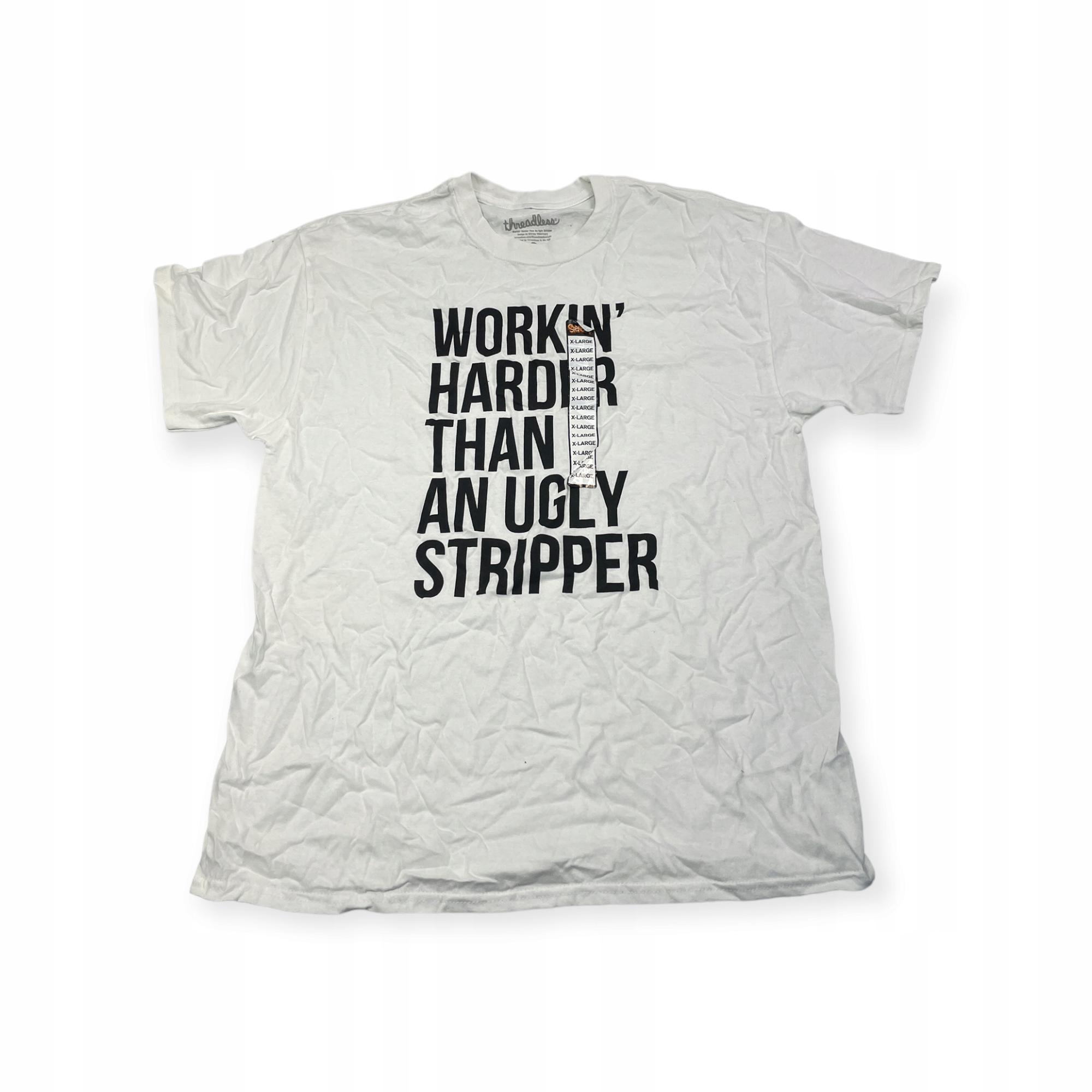 Outletup-clothes Koszulka T-shirt męski okrągły dekolt SPENCER'S THREADLESS L