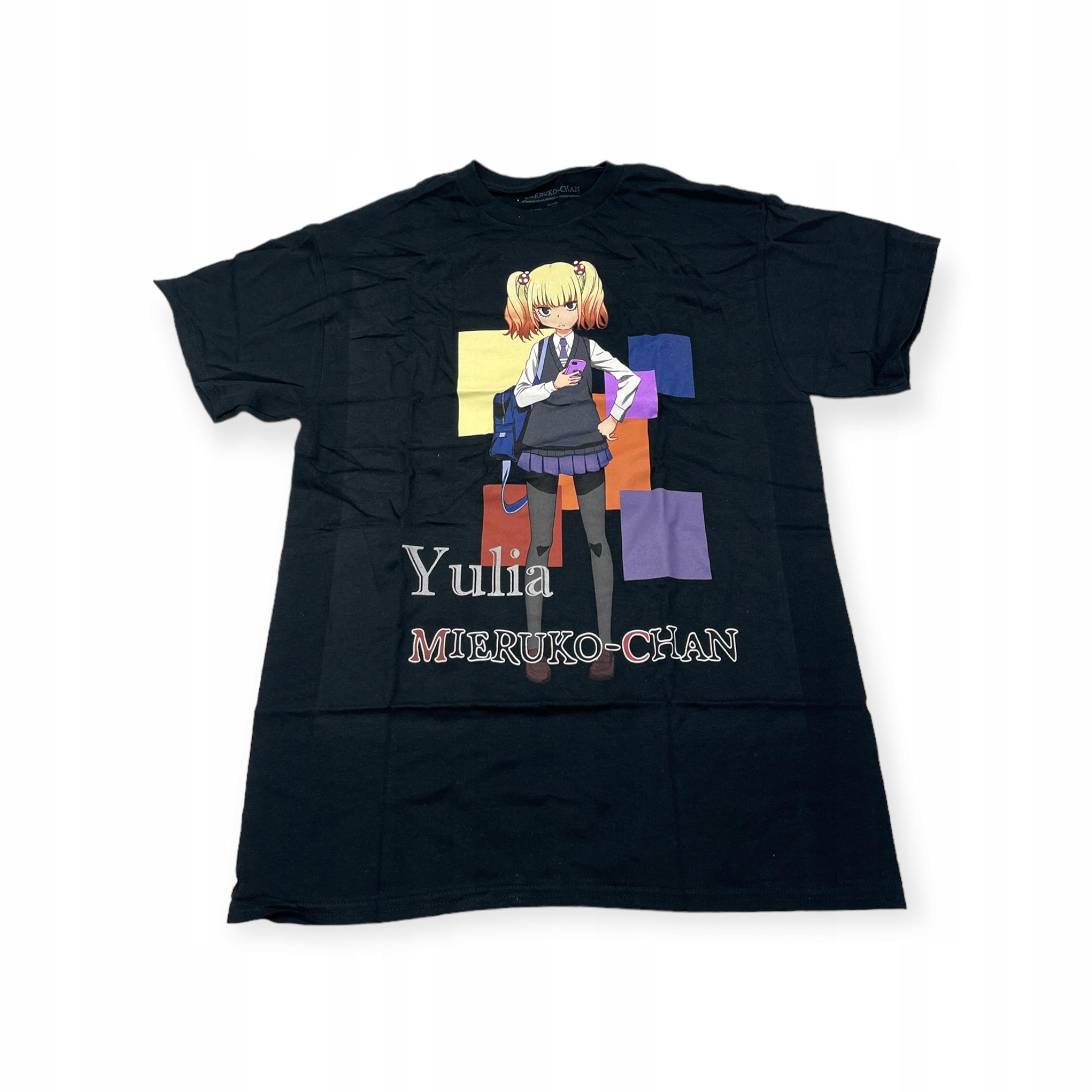 Outletup-clothes Koszulka T-shirt męski okrągły dekolt SPENCER'S MIERUKO-CHAN M