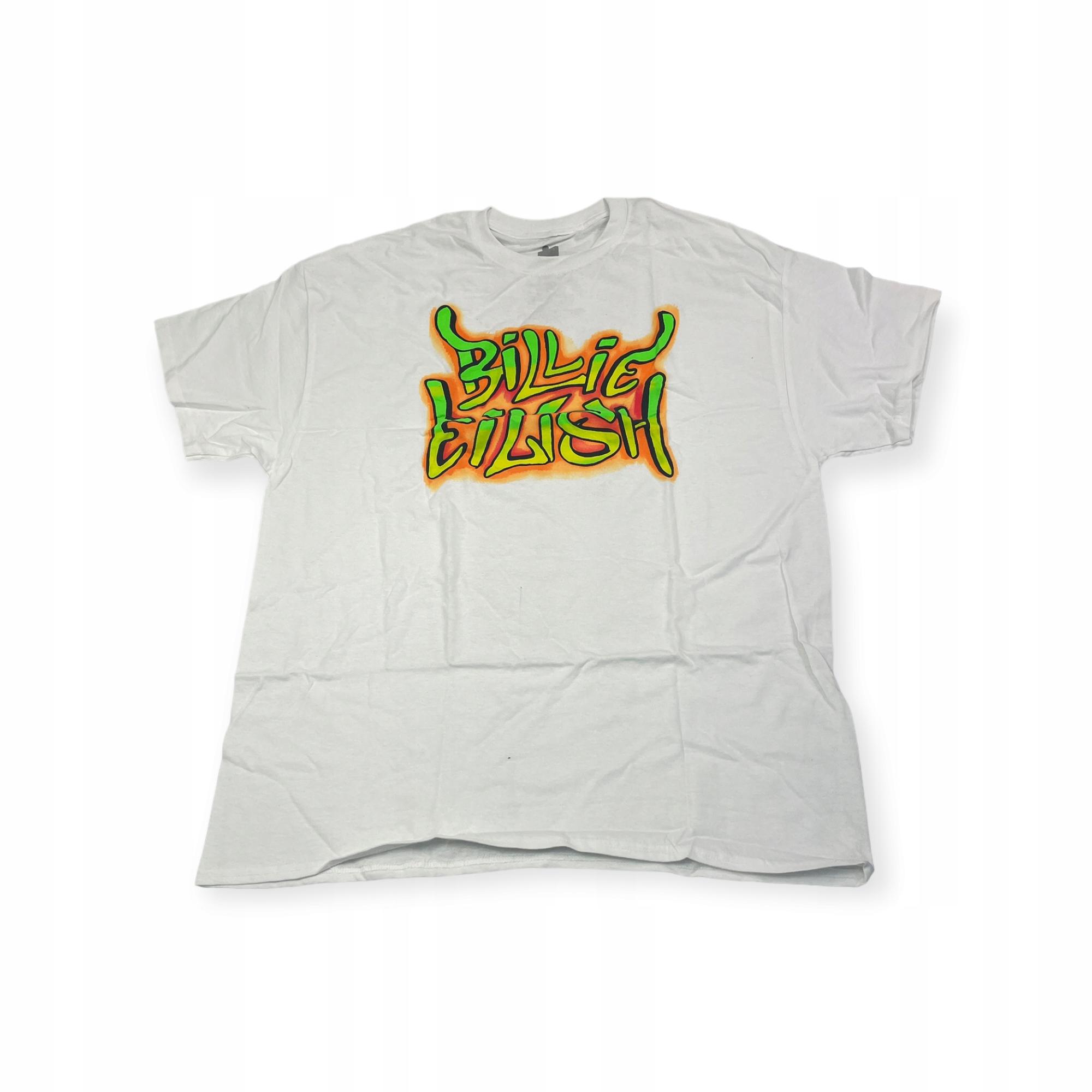 Outletup-clothes Koszulka T-shirt męski okrągły dekolt SPENCER'S BILLIEEILISH L