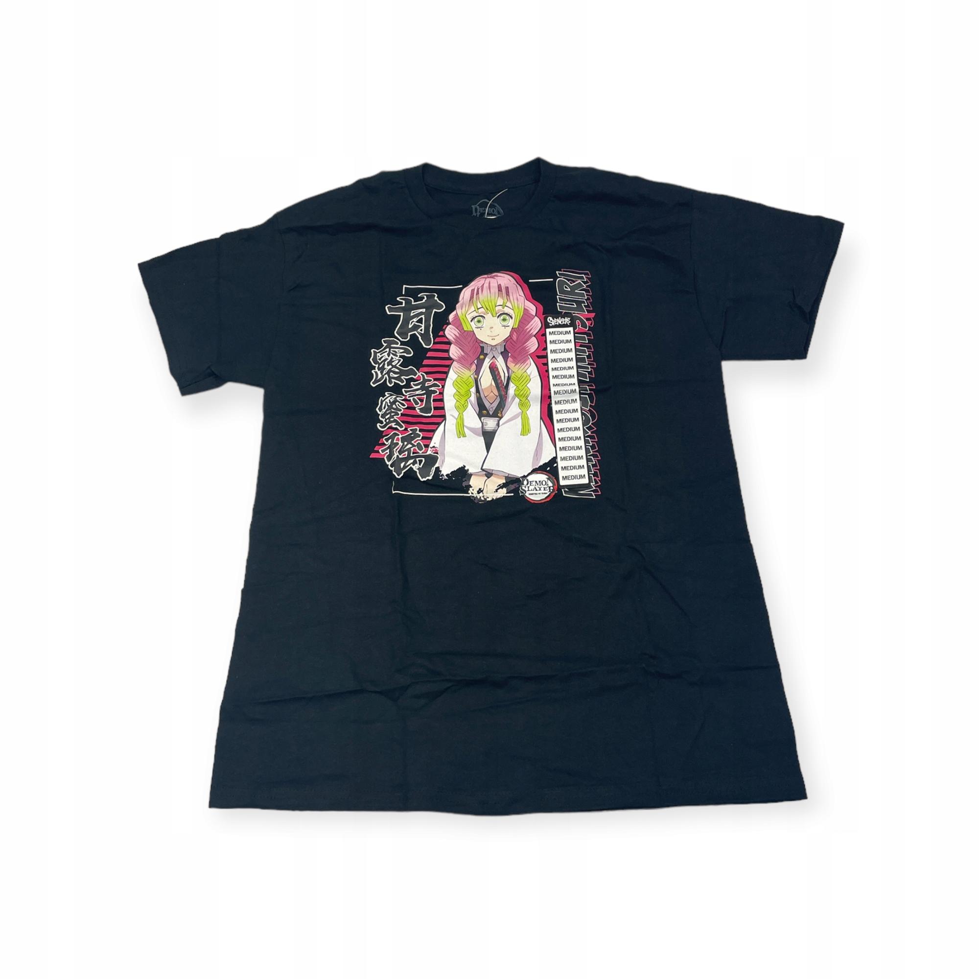 Outletup-clothes Koszulka T-shirt męski okrągły dekolt SPENCER'S DEMON SLAYER M