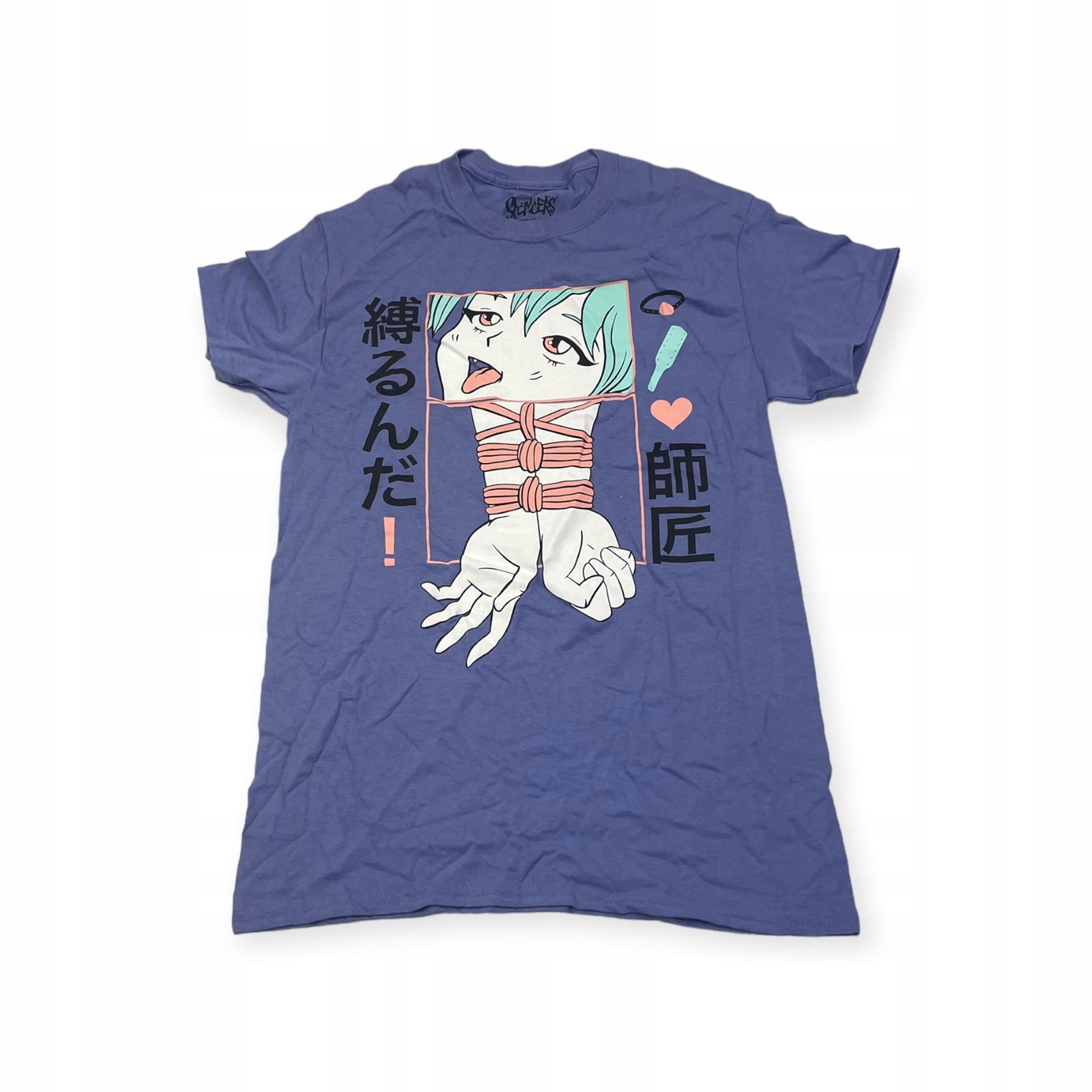Outletup-clothes Koszulka T-shirt męski okrągły dekolt SPENCER'S NADRUK S