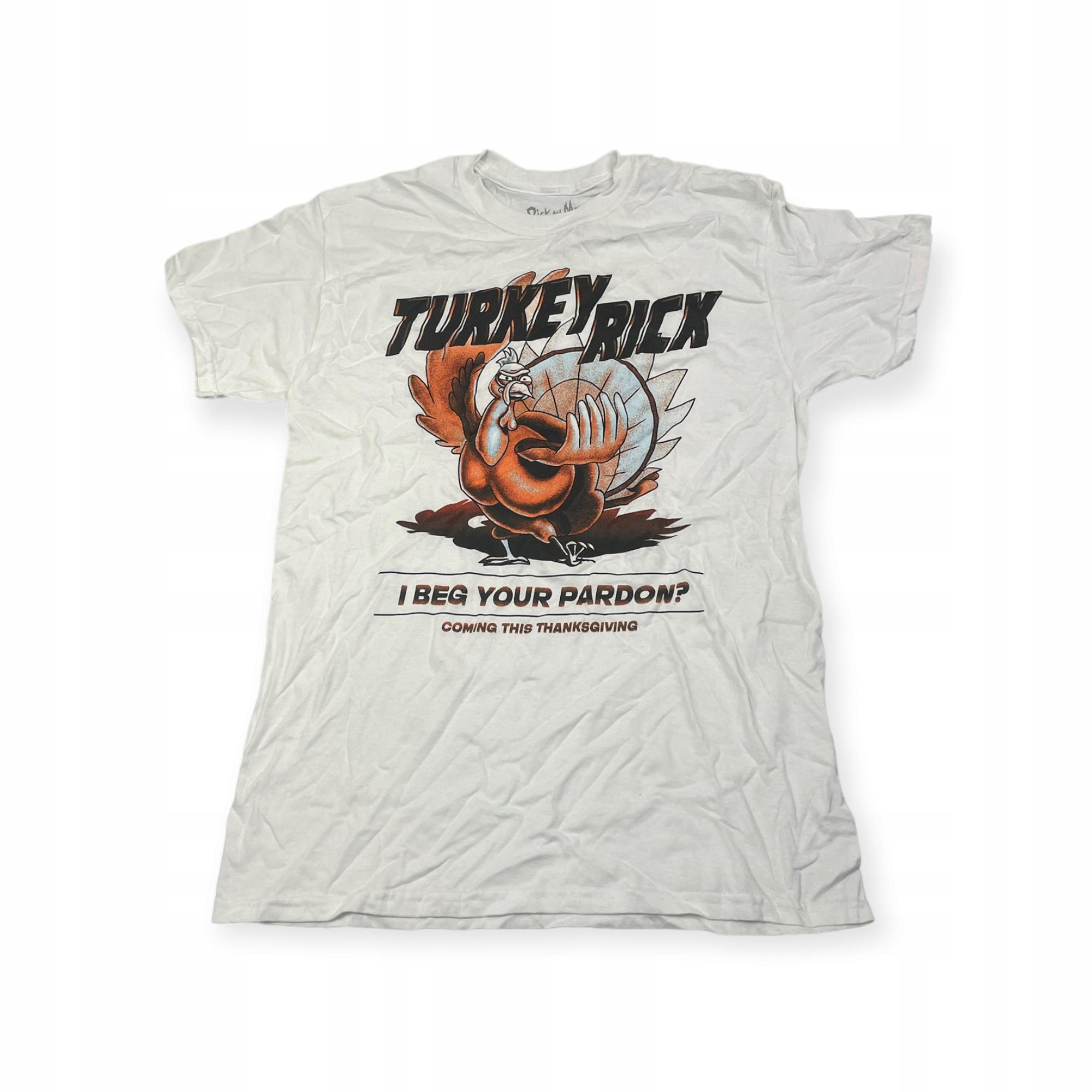Outletup-clothes Koszulka T-shirt męski okrągły dekolt SPENCER'S RICK AND MORTY M