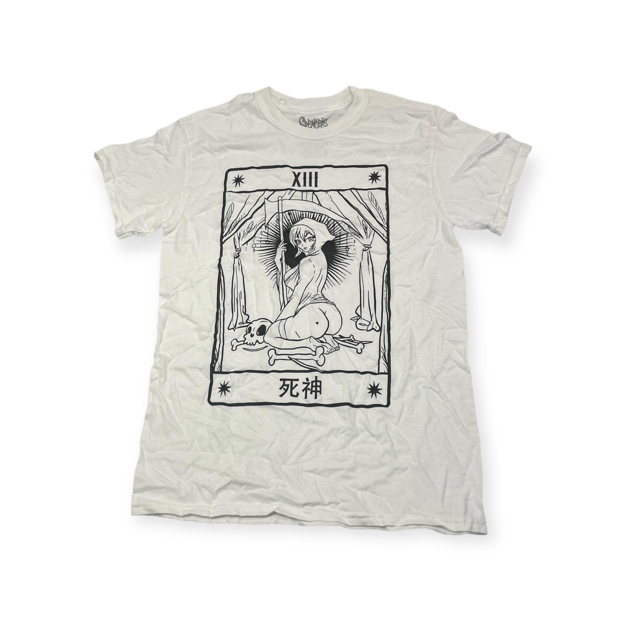Outletup-clothes Koszulka T-shirt męski okrągły dekolt SPENCER'S NADRUK S