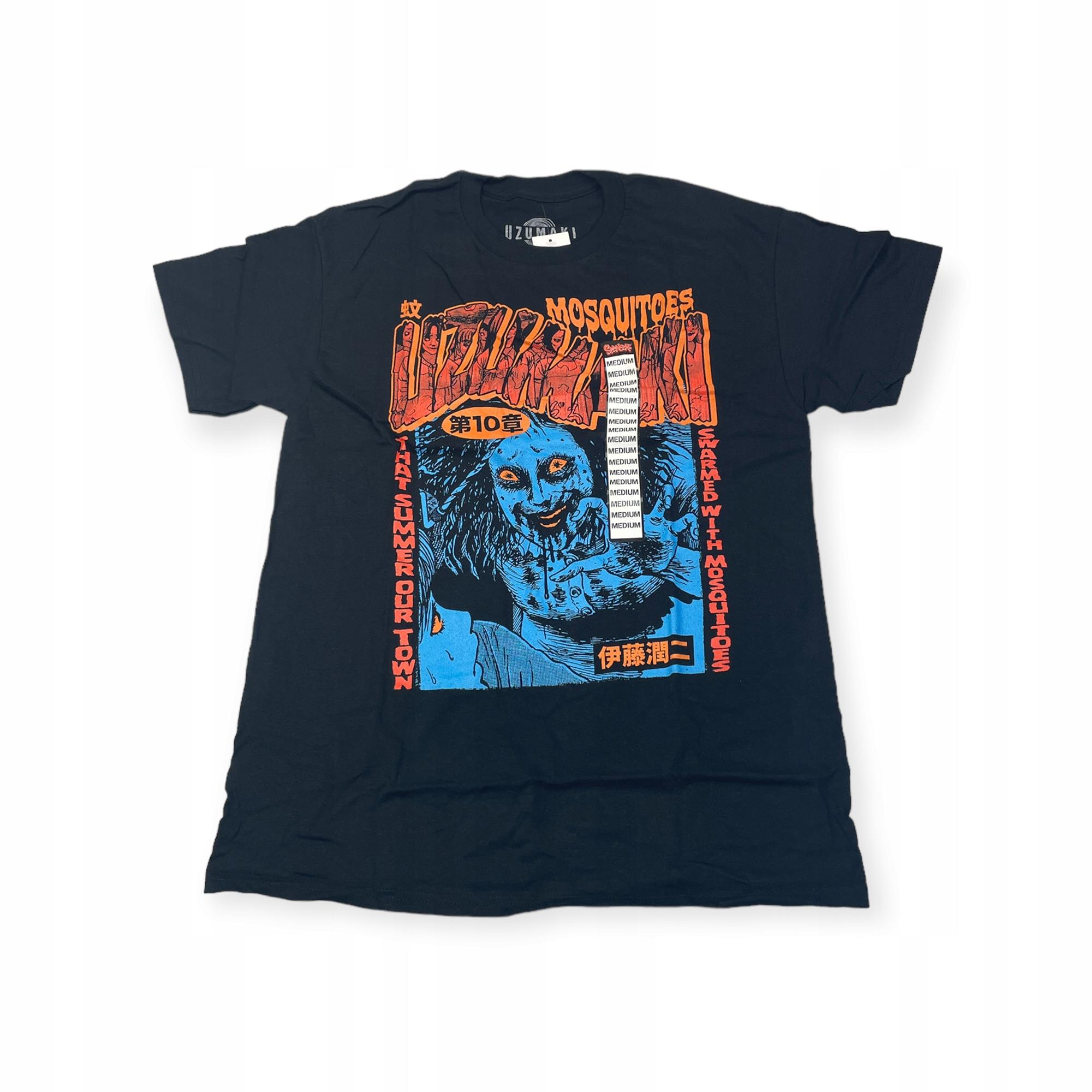 Outletup-clothes Koszulka T-shirt męski okrągły dekolt SPENCER'S UZUMAKI M