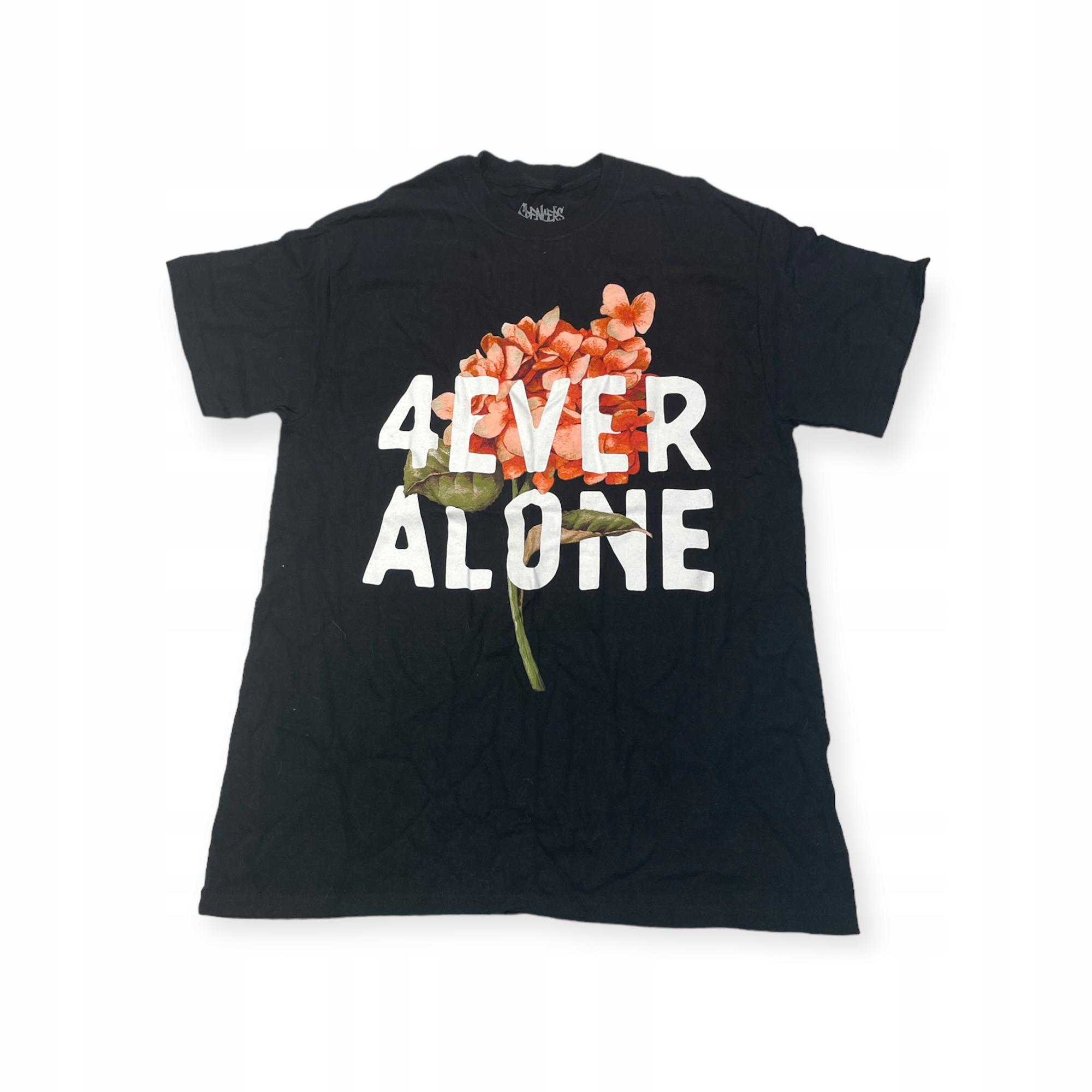 Outletup-clothes Koszulka T-shirt męski okrągły dekolt SPENCER'S NADRUK M