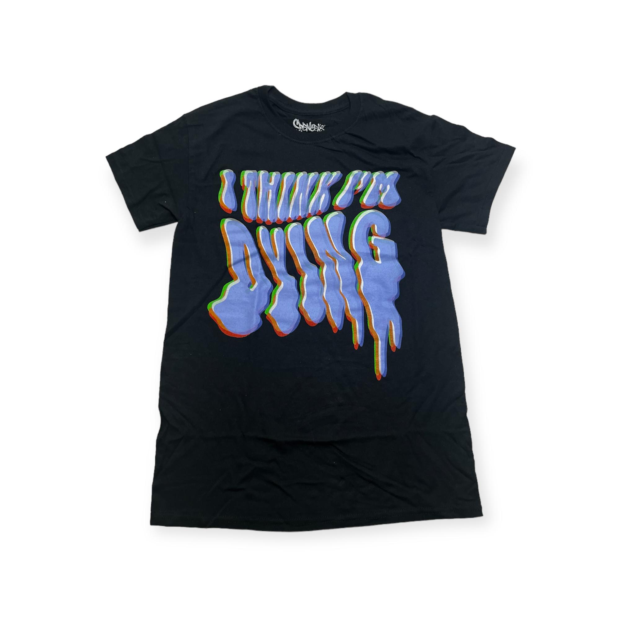 Outletup-clothes Koszulka T-shirt męski okrągły dekolt SPENCER'S NADRUK S