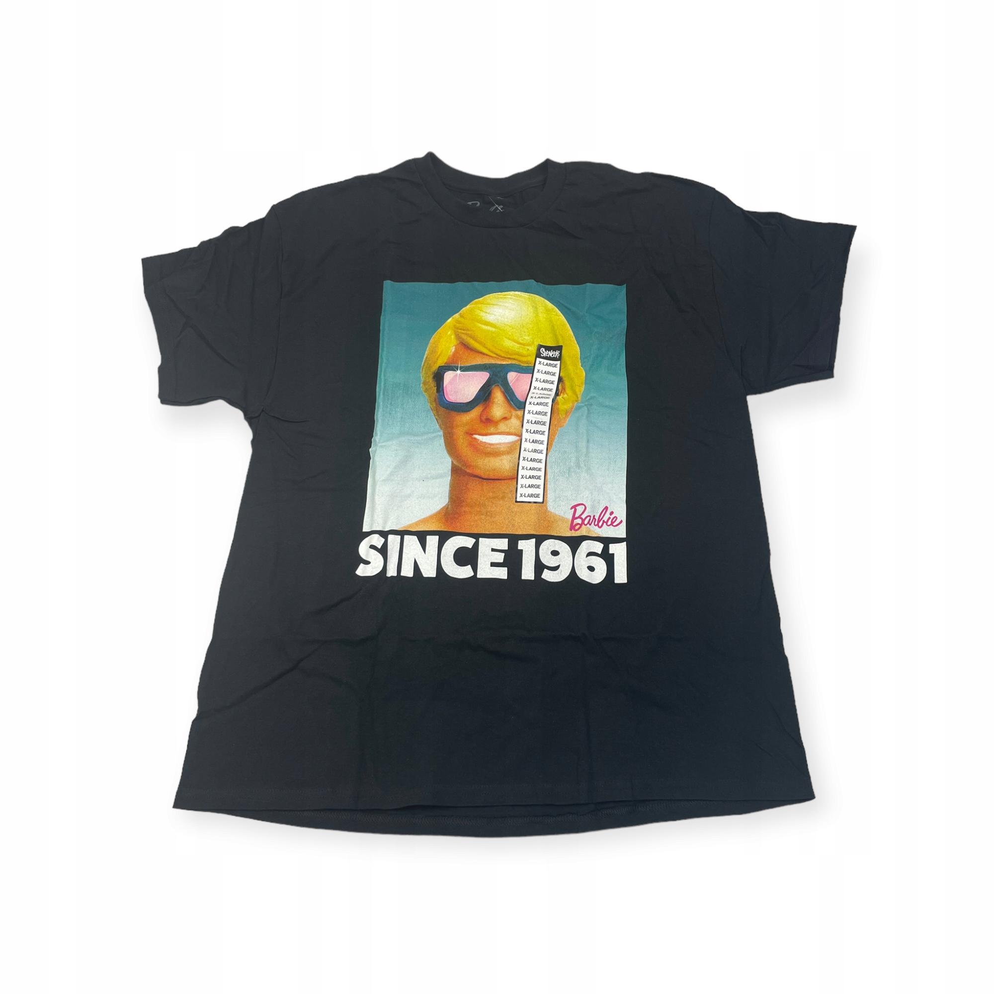 Outletup-clothes Koszulka T-shirt męski okrągły dekolt SPENCER'S BARBIE L
