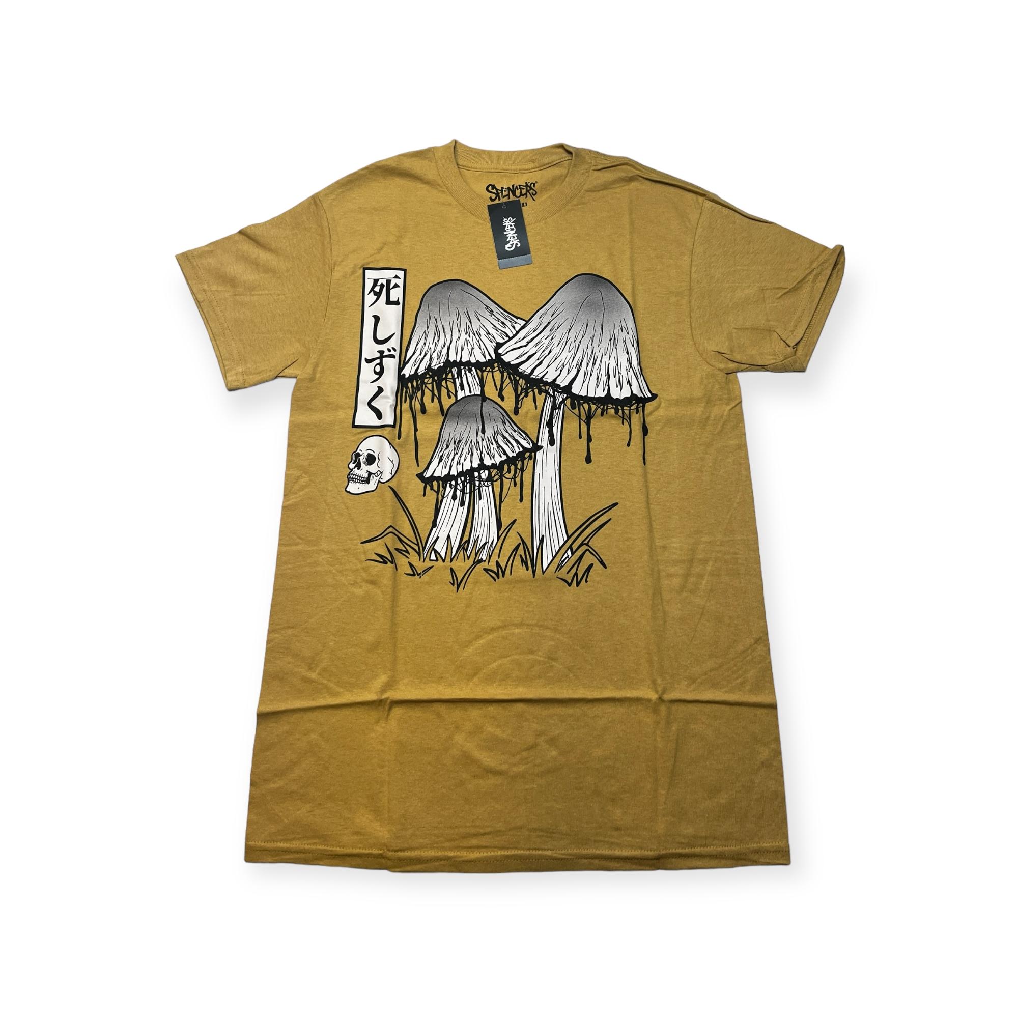 Outletup-clothes Koszulka T-shirt męski okrągły dekolt SPENCER'S nadruk M