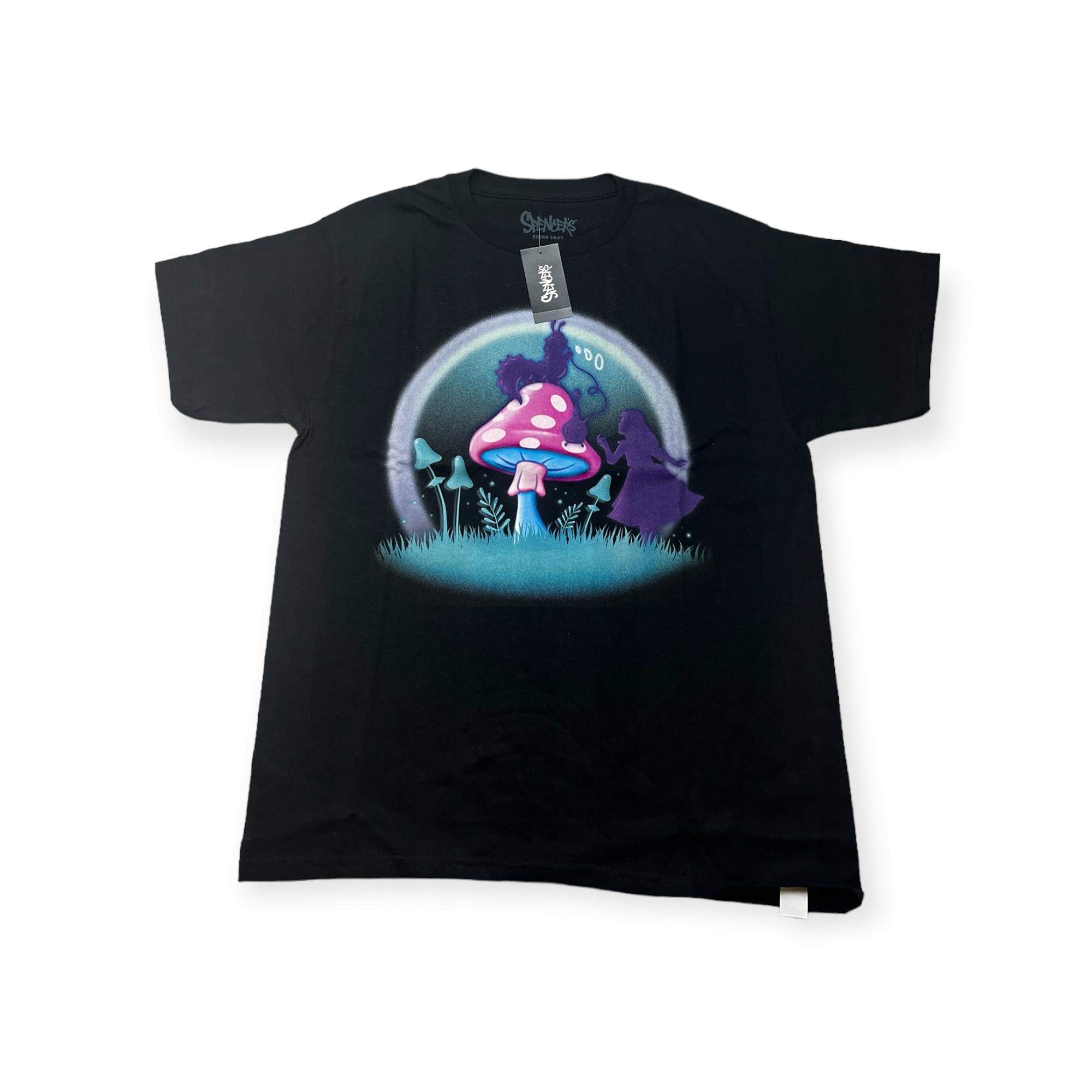 Outletup-clothes Koszulka T-shirt męski okrągły dekolt SPENCER'S NADRUK M