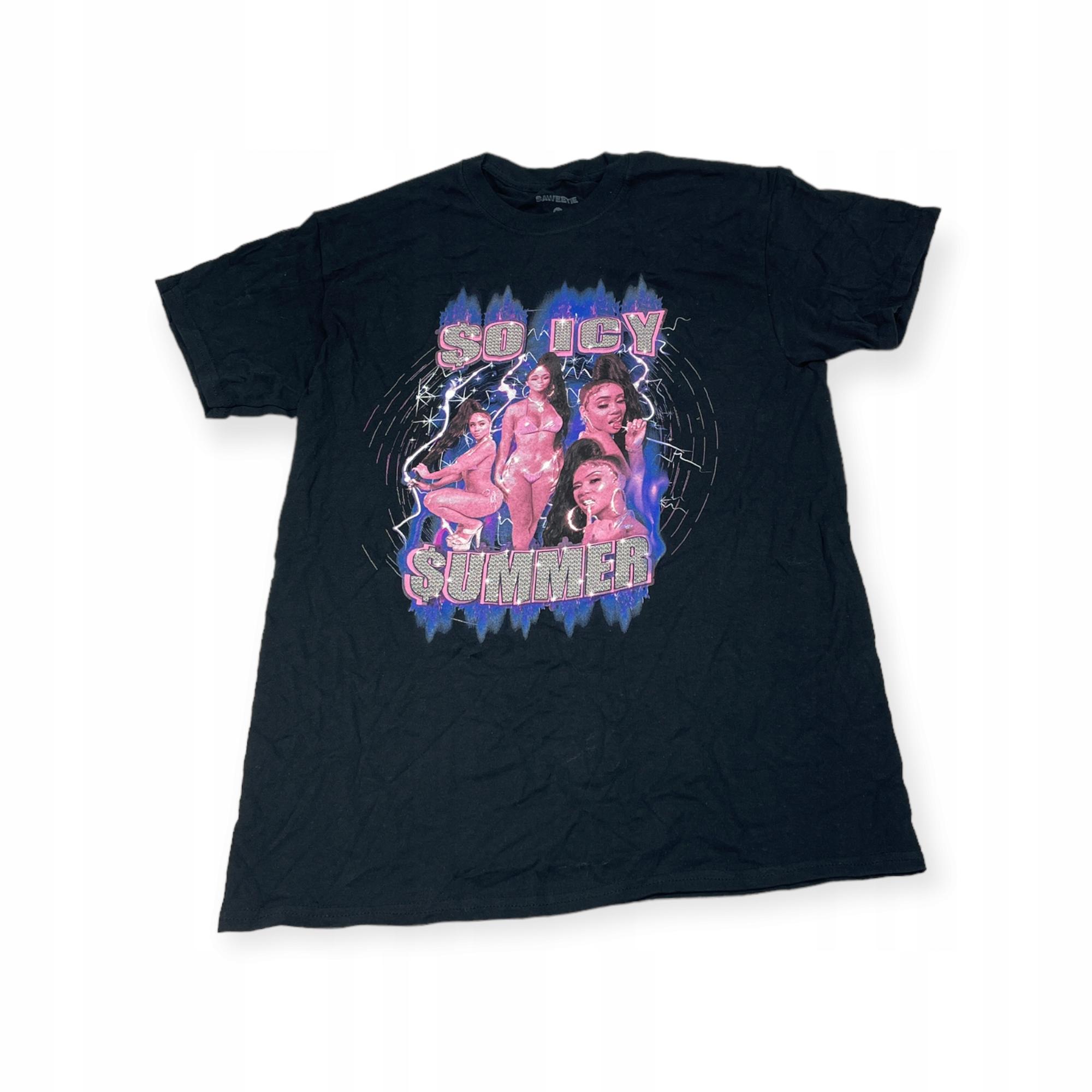 Outletup-clothes Koszulka T-shirt męski okrągły dekolt SPENCER'S SAWEETIE M