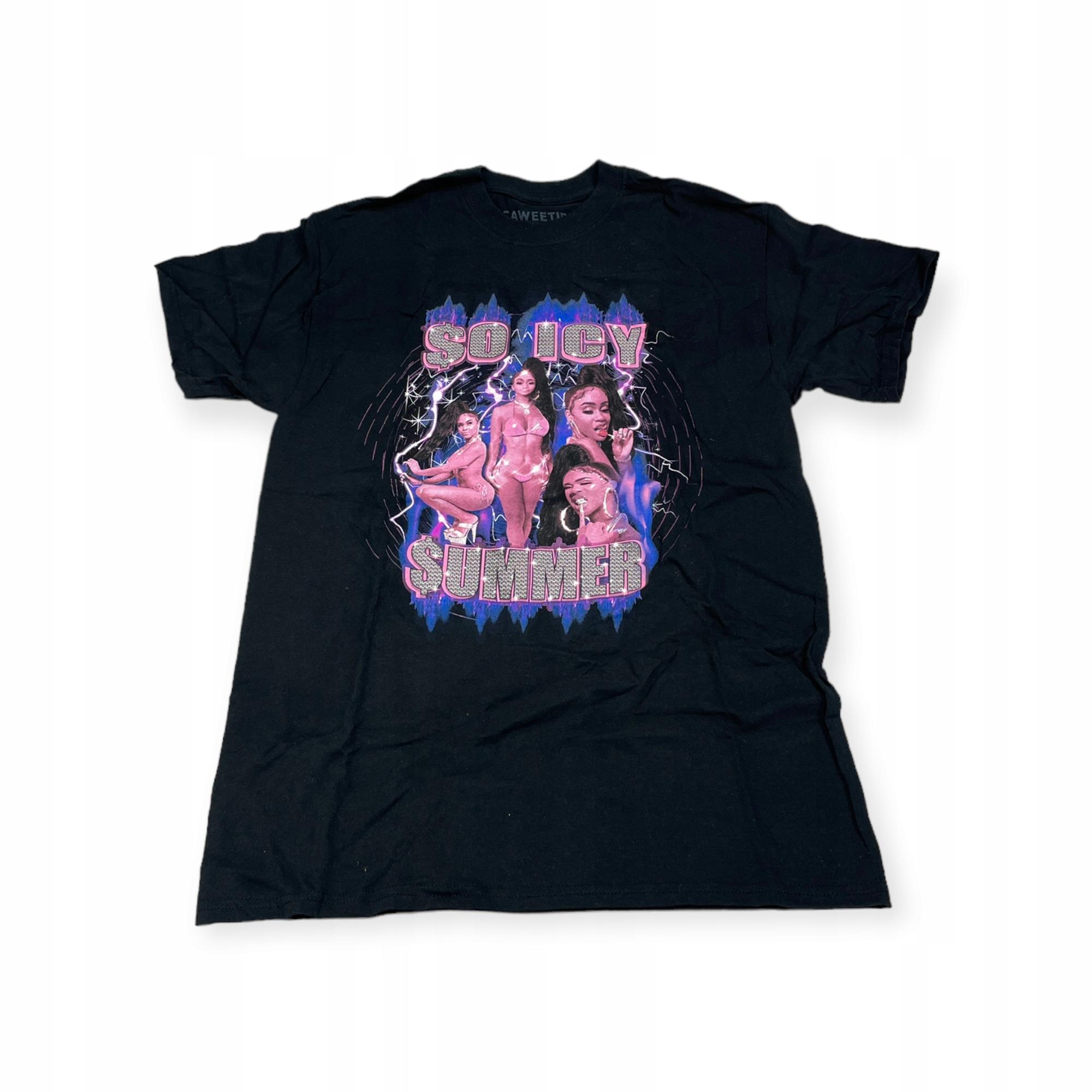 Outletup-clothes Koszulka T-shirt męski okrągły dekolt SPENCER'S SAWEETIE M