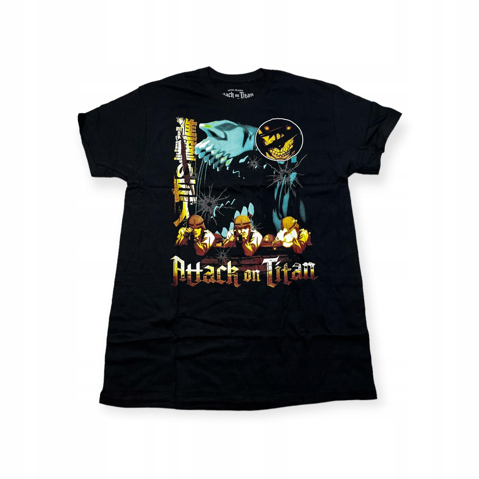 Outletup-clothes Koszulka T-shirt męski okrągły dekolt SPENCER'S nadruk M