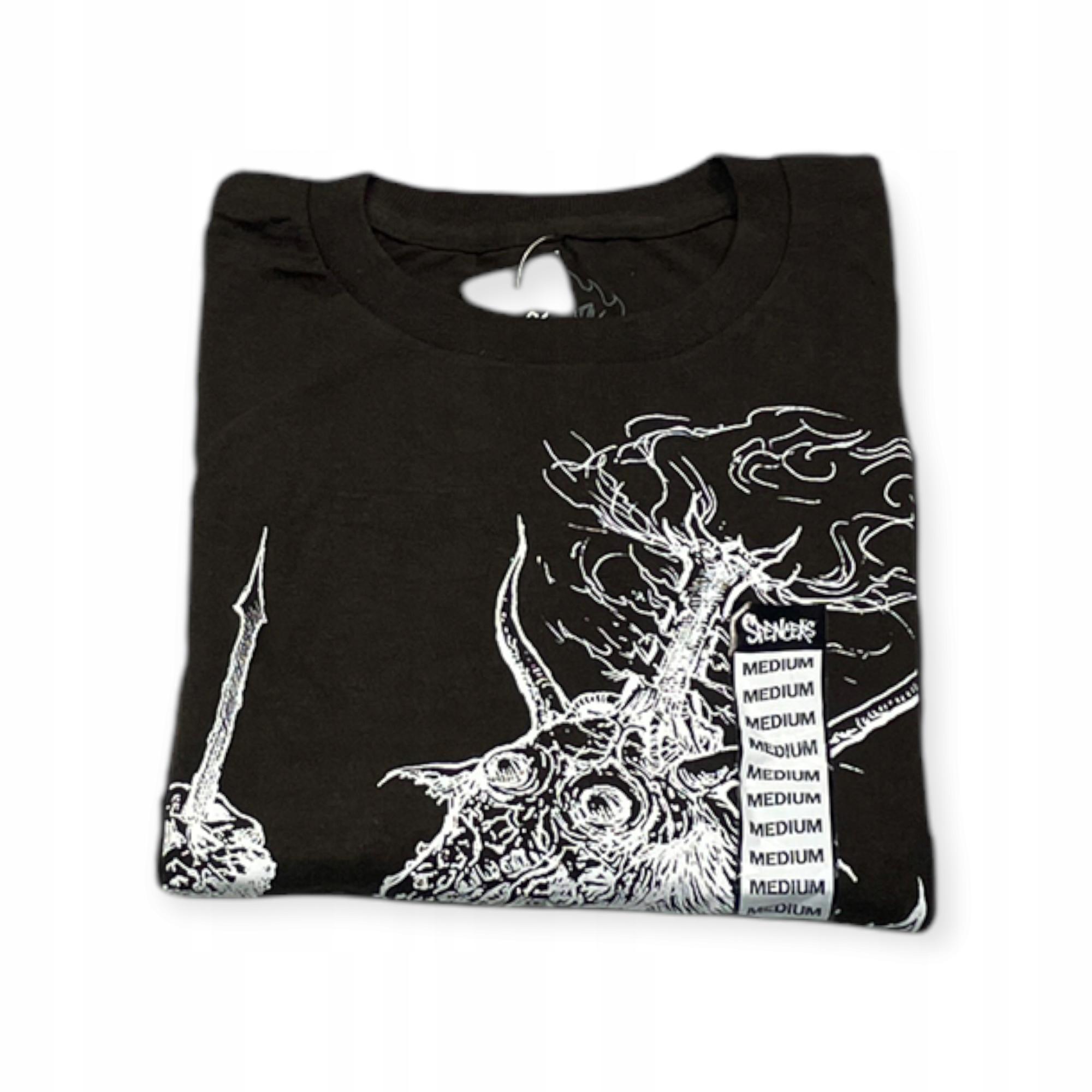 Outletup-clothes Koszulka T-shirt męska okrągły dekolt SPENCER'S NADRUK M