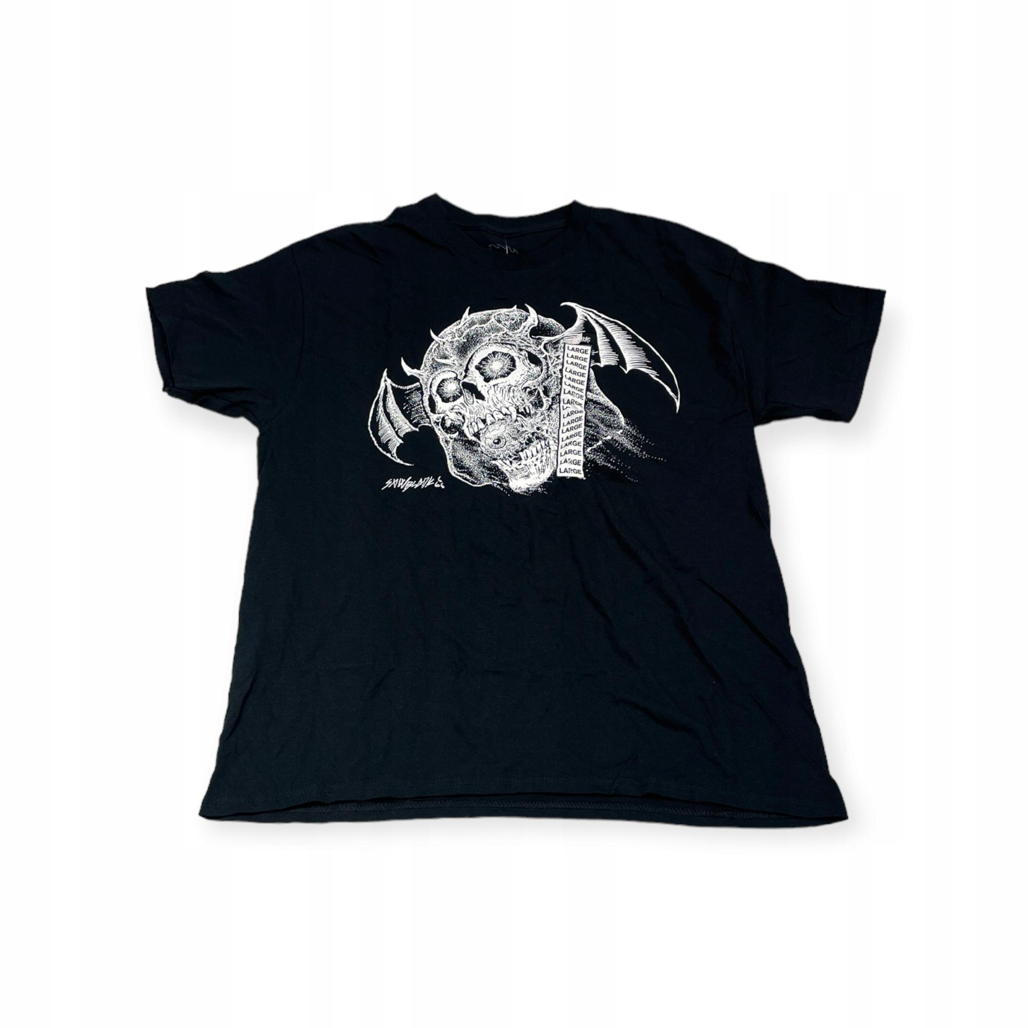 Outletup-clothes Koszulka T-shirt męski okrągły dekolt SPENCER'S NADRUK L