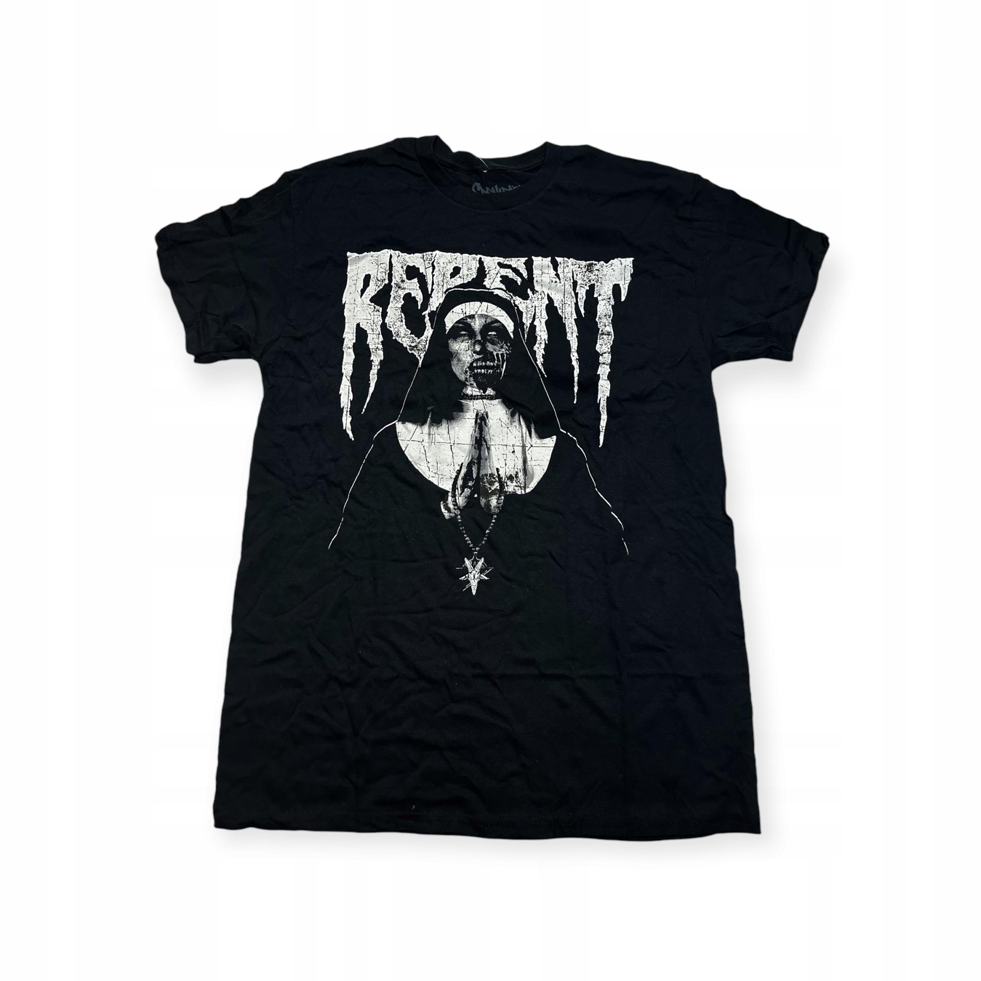 Outletup-clothes Koszulka T-shirt męski okrągły dekolt SPENCER'S NADRUK M