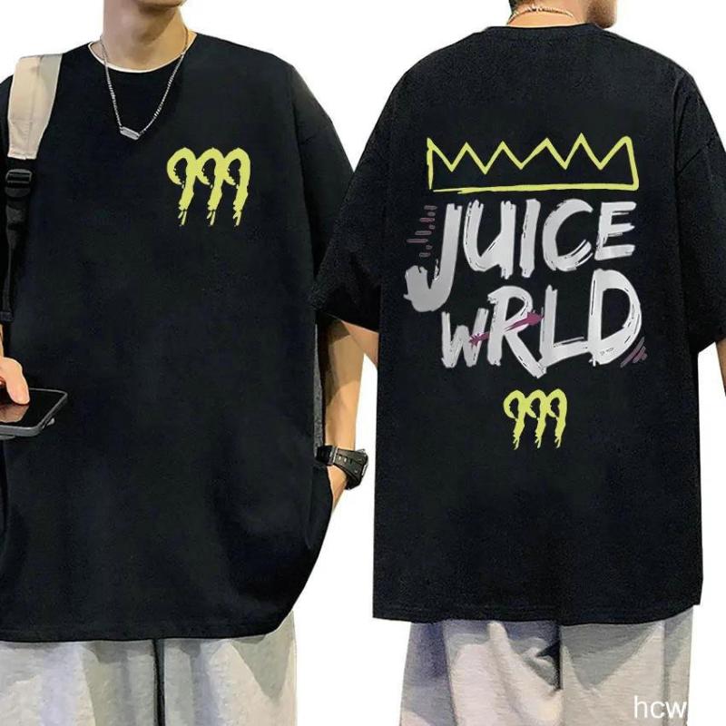 The second face a man Rapper JUICE WRLD klassiek T-shirt met korte mouwen en print XL