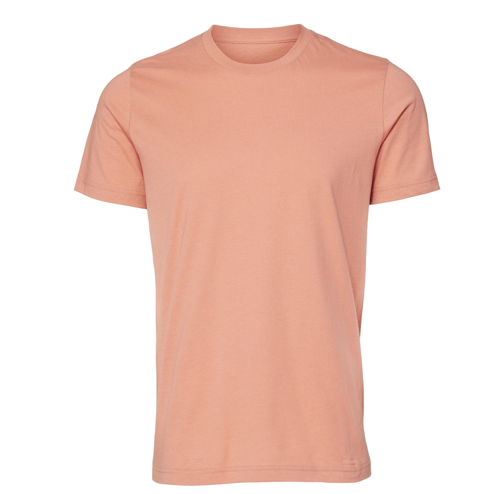 Bella + Canvas Canvas unisex jersey T-shirt met ronde hals / T-shirt met korte mouwen voor heren XL