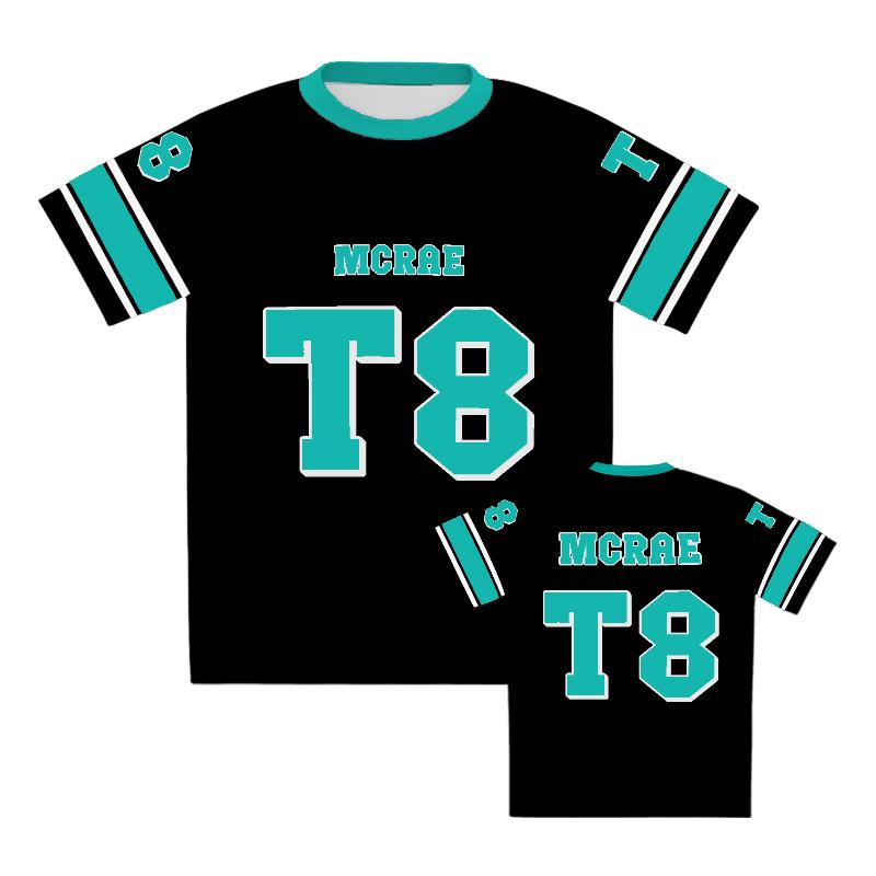 Zengyanqin01 Tate McRae T8 3D-geprinte T-shirts Heren Dames Streetwear Mode Jersey Oversized T-shirt met korte mouwen Kinder T-shirts Tops Herenkleding S