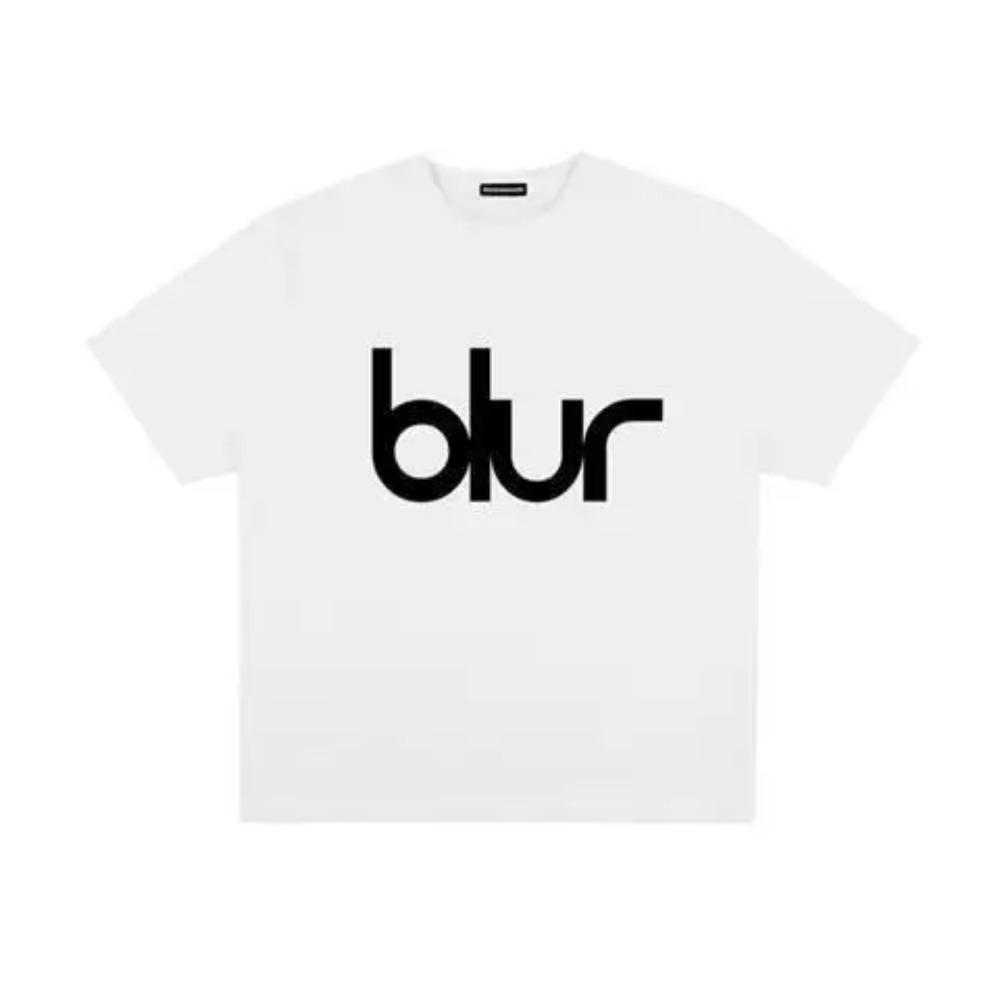 Comfortable season Blur Band Rock Vintage Street Half Sleeve T-Shirt American Loose Crew Neck Men's and Women's Cotton Short Sleeves XXXXL