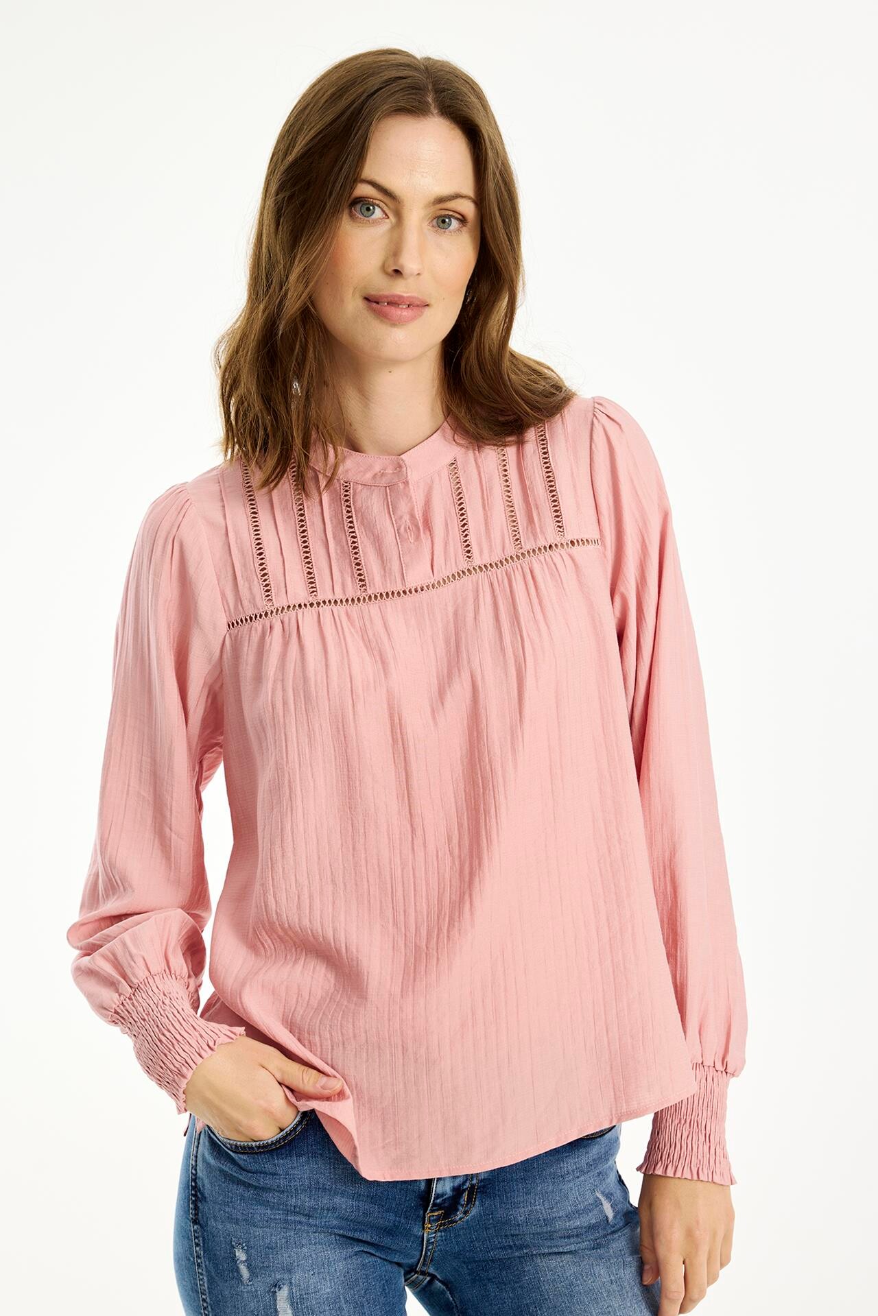IN FRONT SAFRAN BLOUSE 16758 215 (Rose 215)