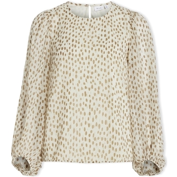Vila Blouse  Noos Top Falia L/S - Birch/Nori