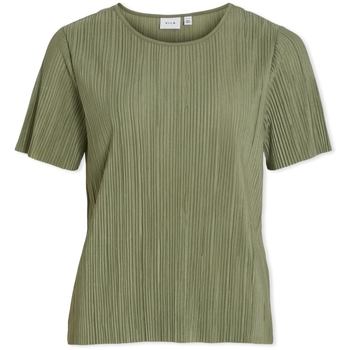 Vila Blouse  Noos Top Plisa - Oil Green